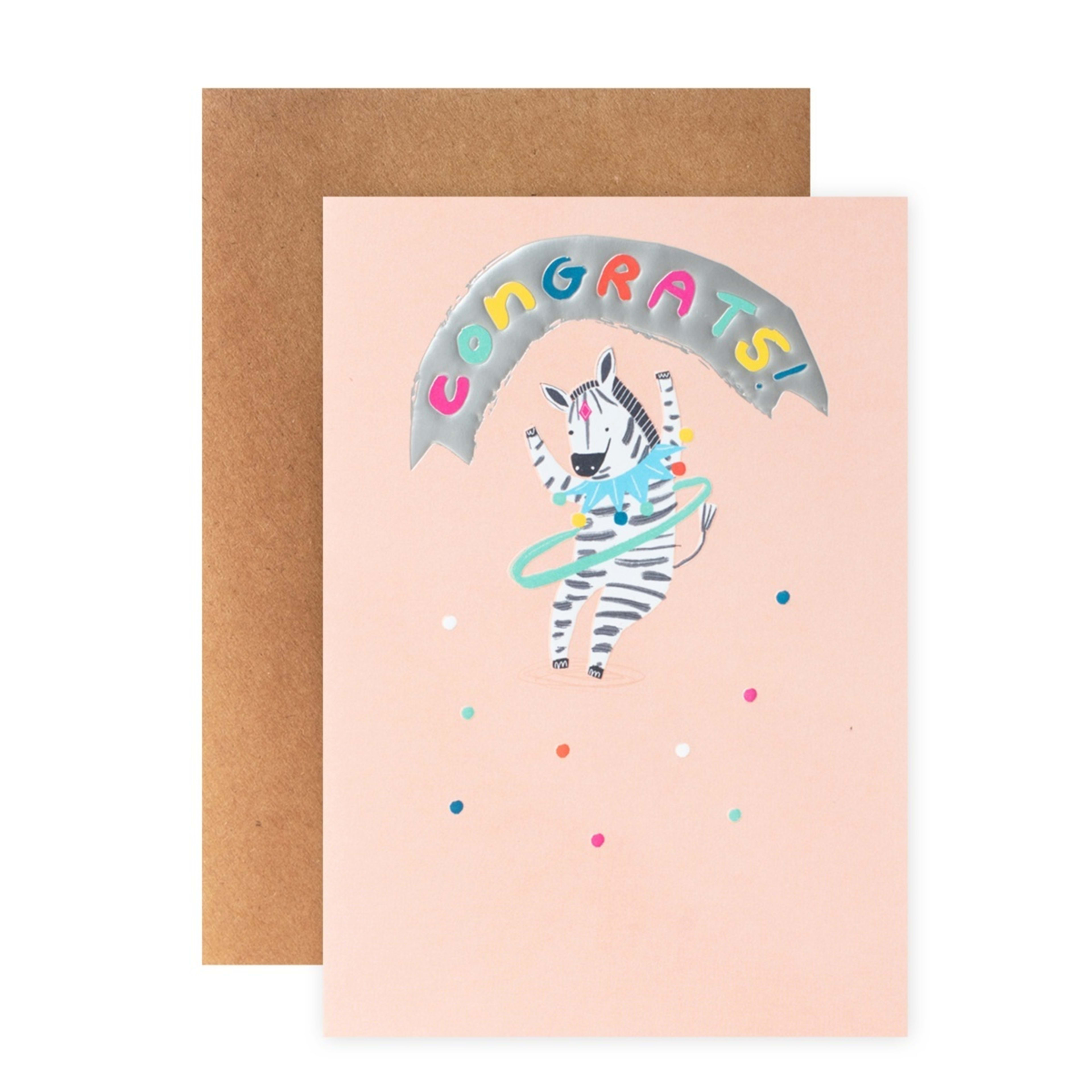 1 Connections from Hallmark Congratulations Greeting Card - Happy Little Dance