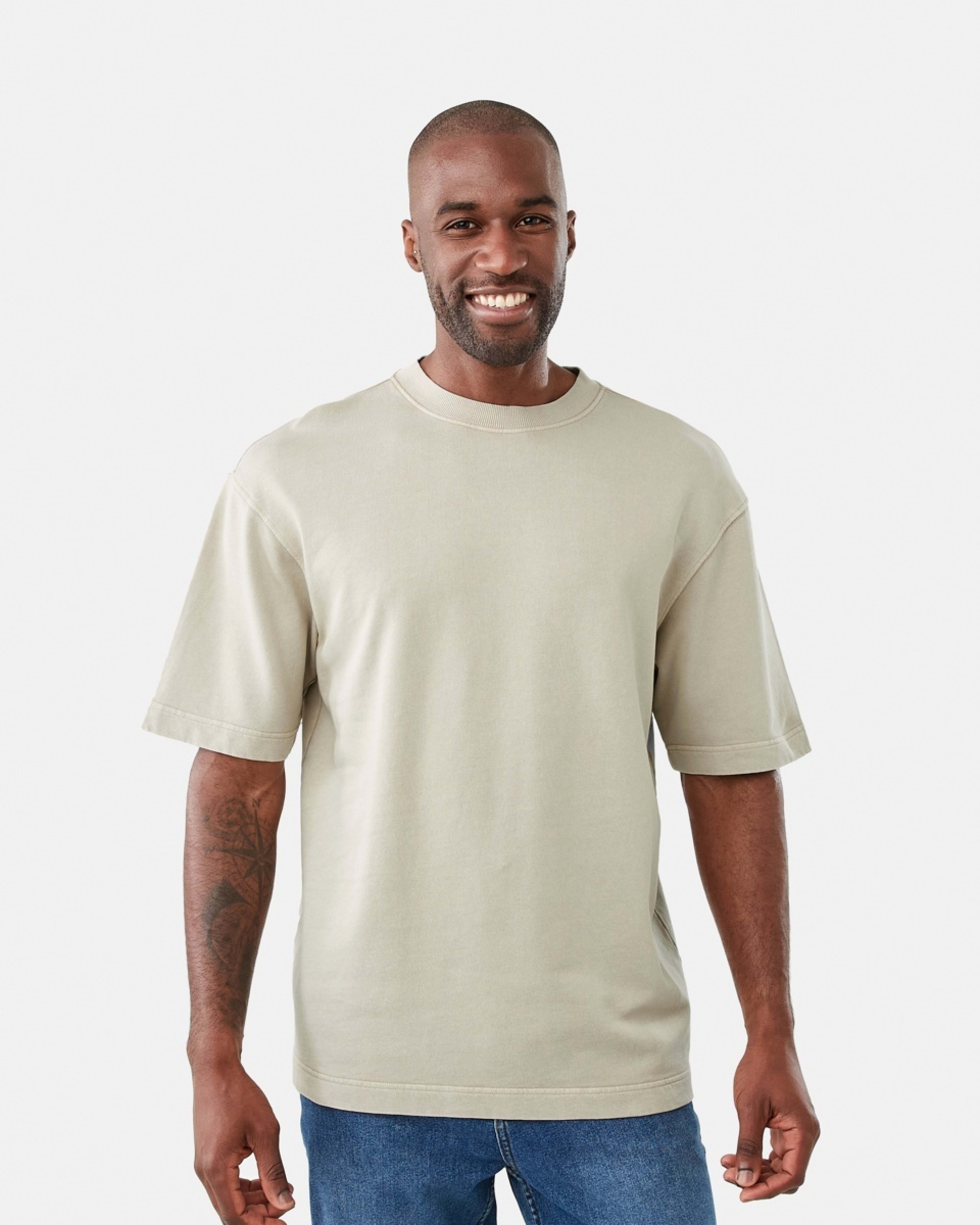 1 Terry Oversized T-shirt Bge String
