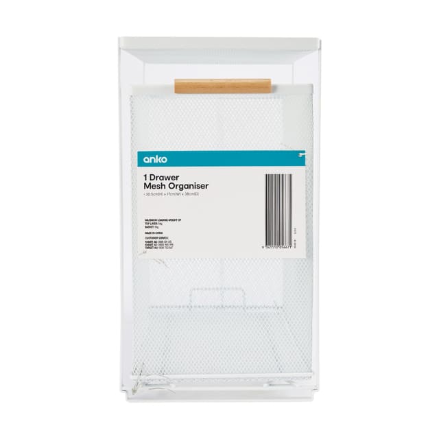 1 Drawer Mesh Organiser Kmart