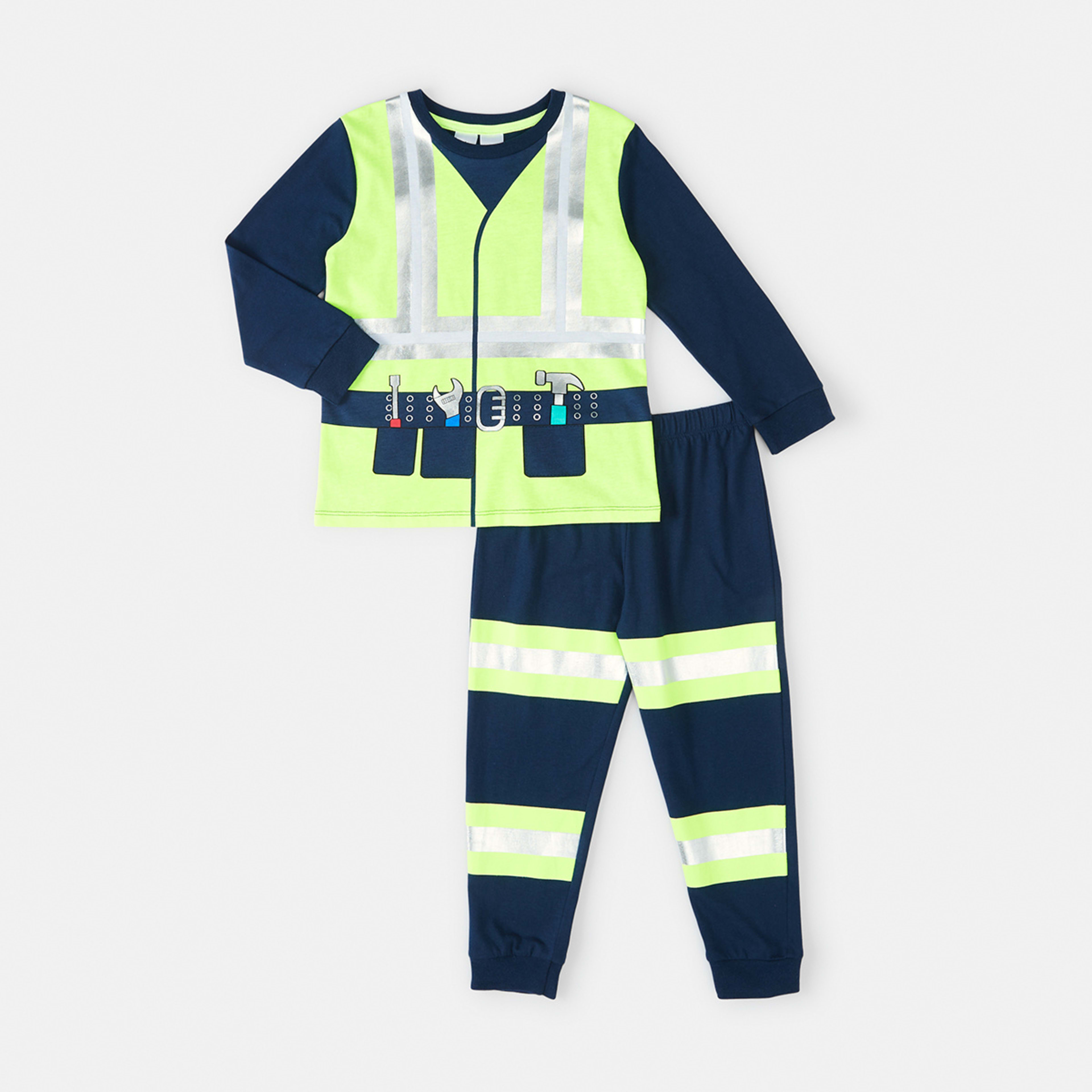 7 Knit Pyjama Set Tradie, 7 of 10