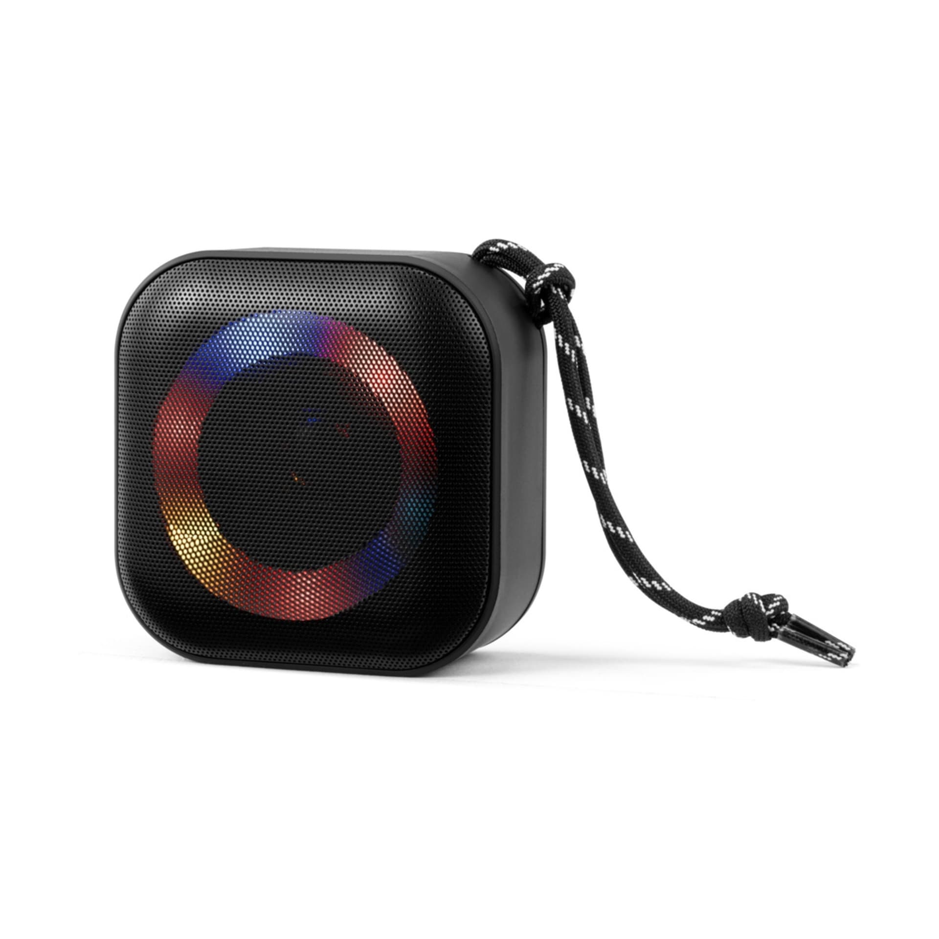 Bluetooth Speaker Square with RGB Lights Kmart