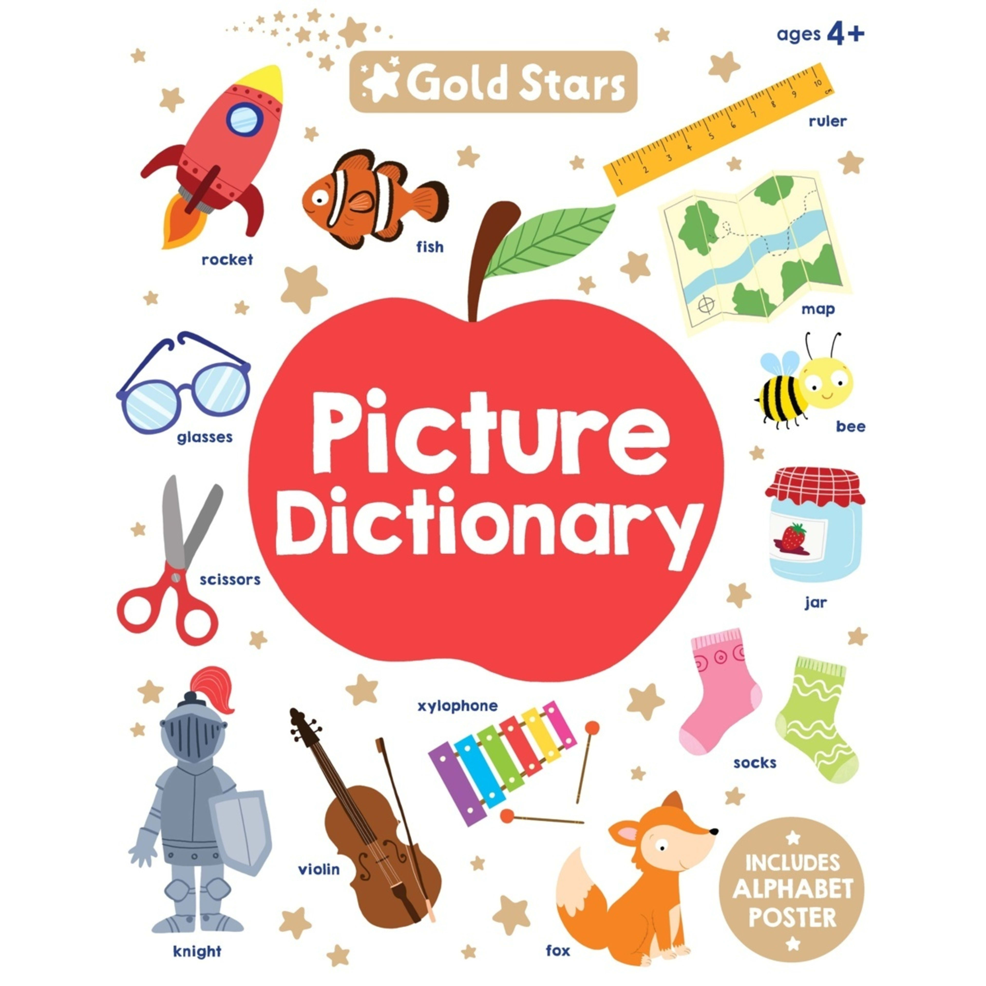 1 Gold Stars: Picture Dictionary - Book