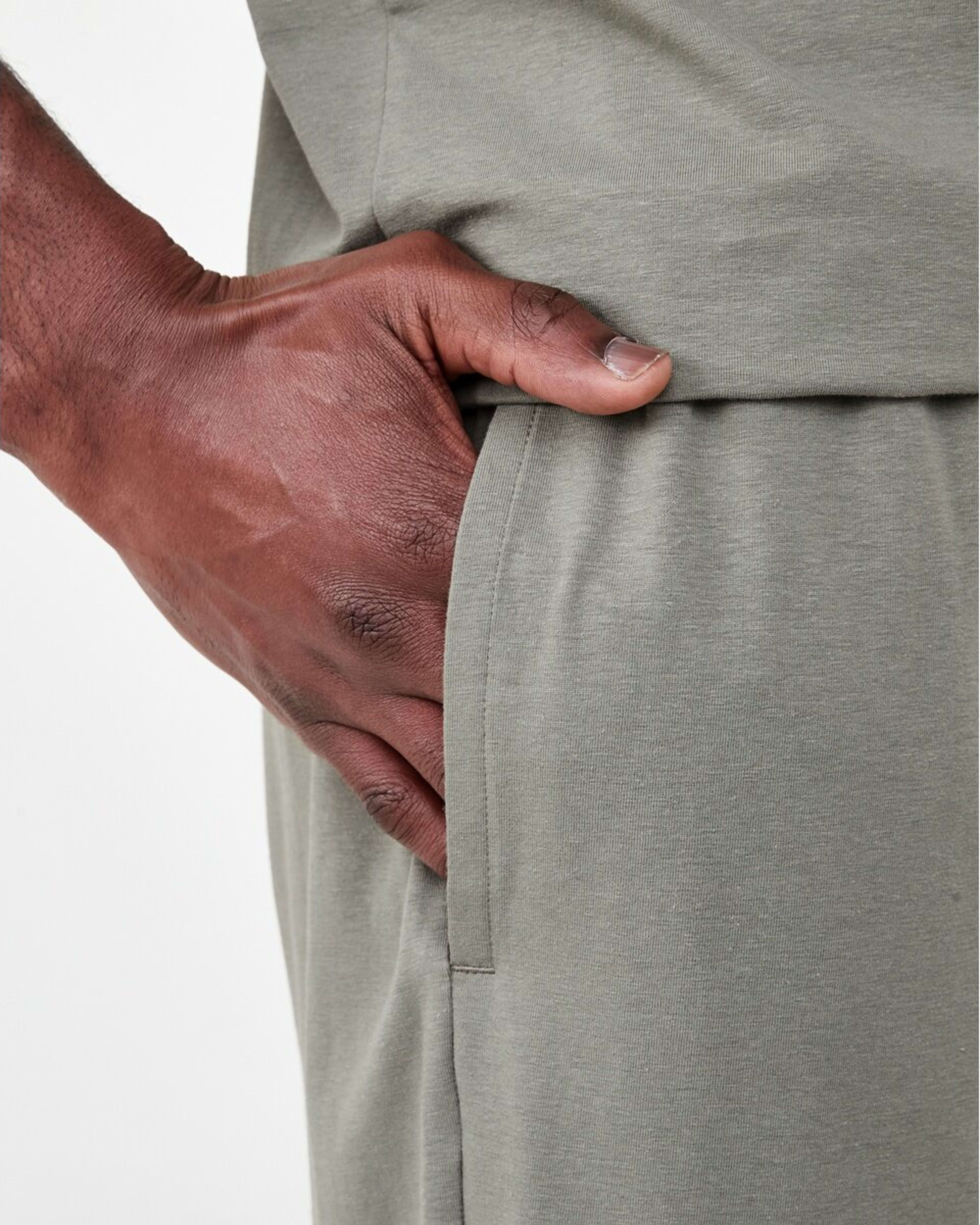 5 Cotton Elastane Sleep Shorts Grn Moss, 5 of 7