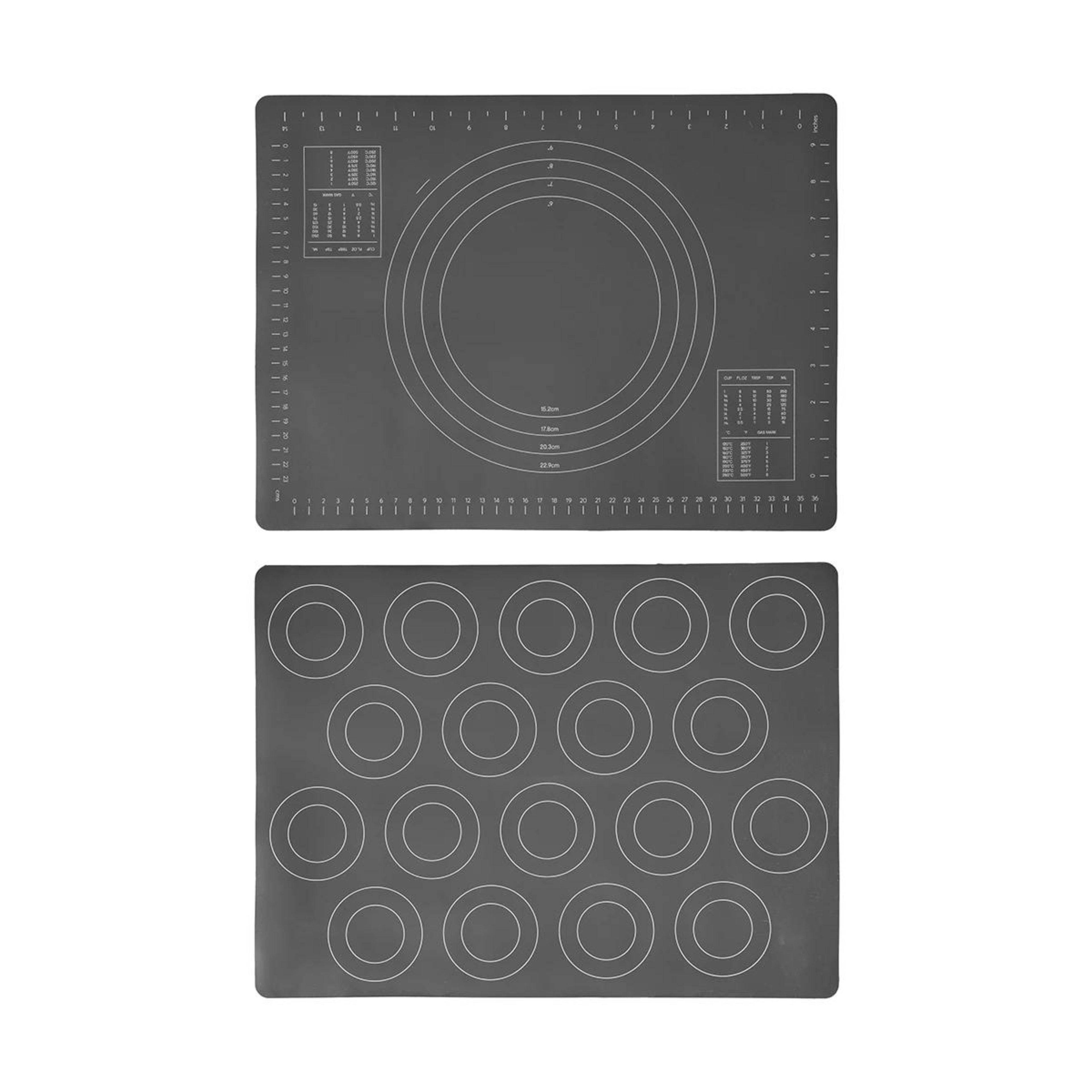 1 2 Pack Silicone Baking Mats, 1 of 9