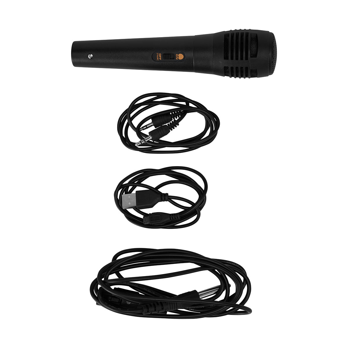 Karaoke Speaker with Microphone Black Kmart