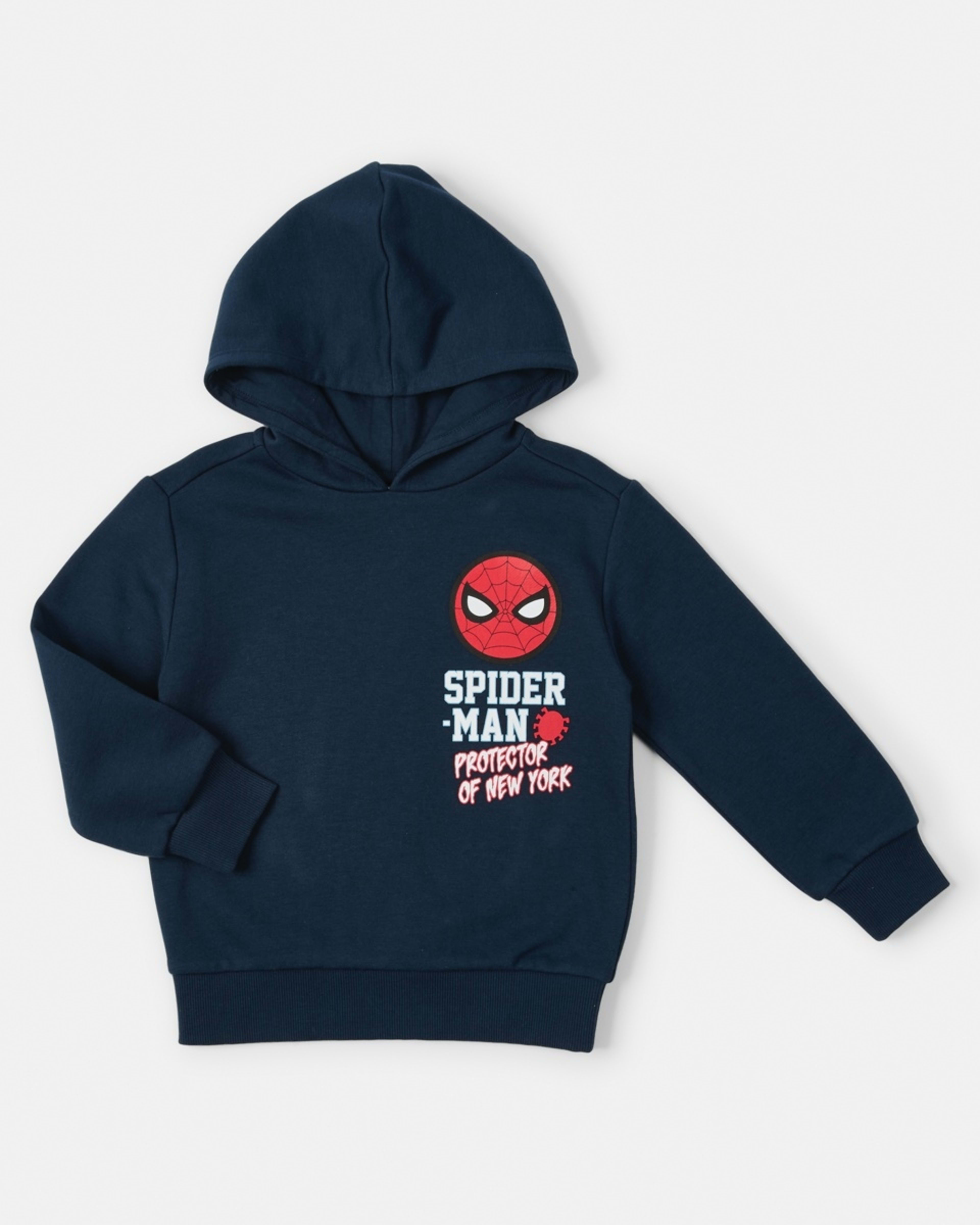 8 Spider-Man License Print Hoodie Spiderman Protector Of Ny, 8 of 9