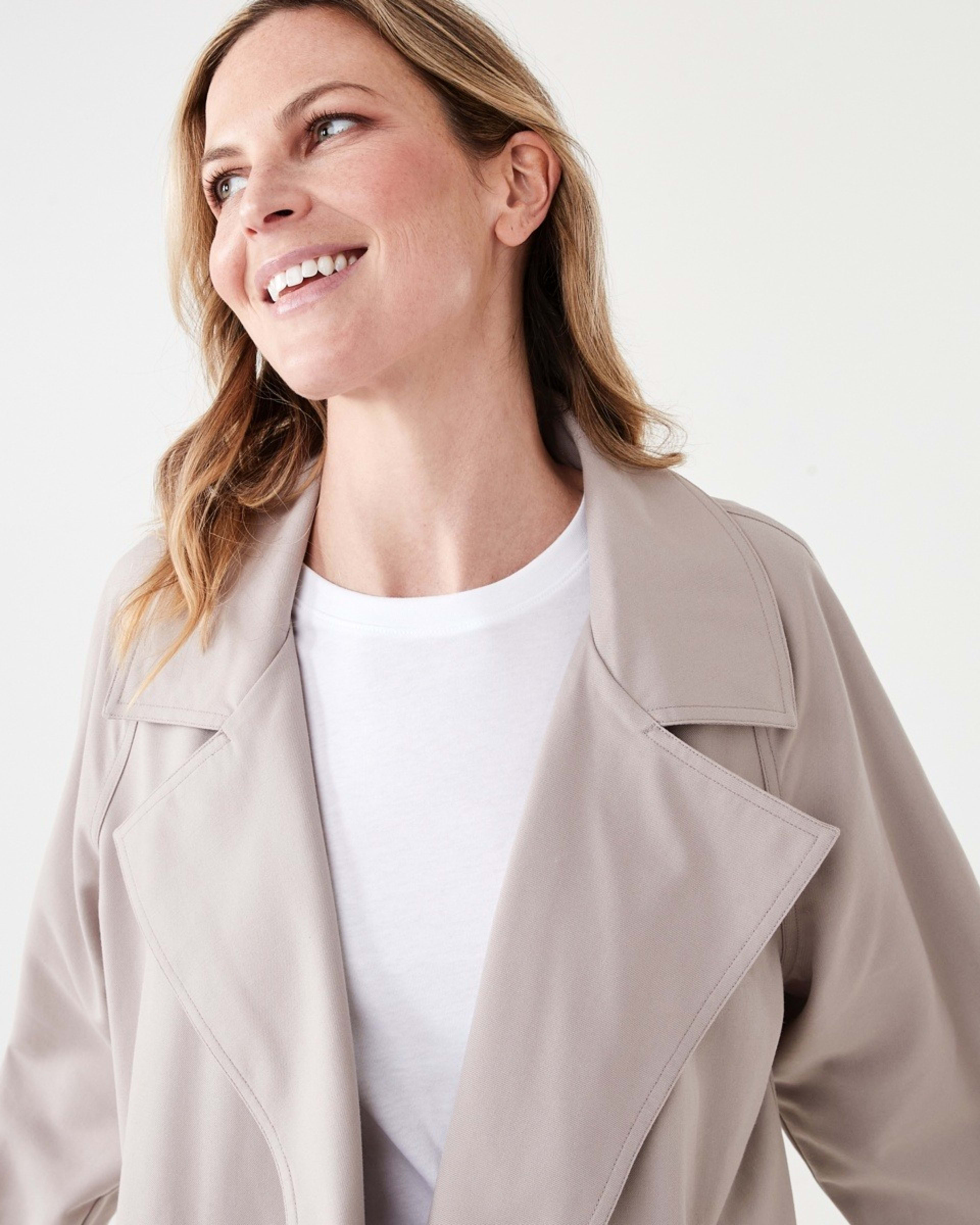 4 Drape Jacket FADED TAUPE, 4 of 6