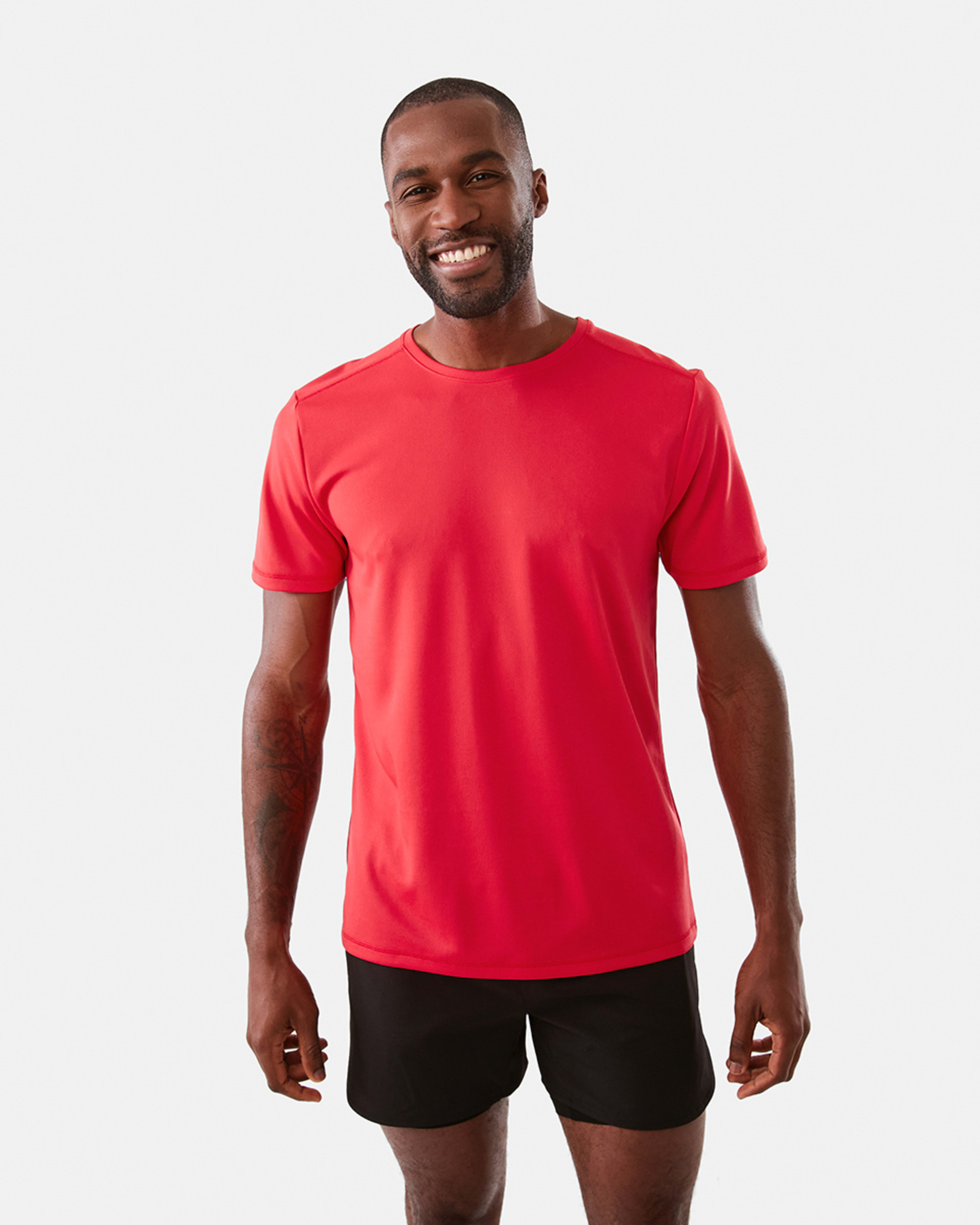 1 Active Mesh T-shirt Neon Red, 1 of 6