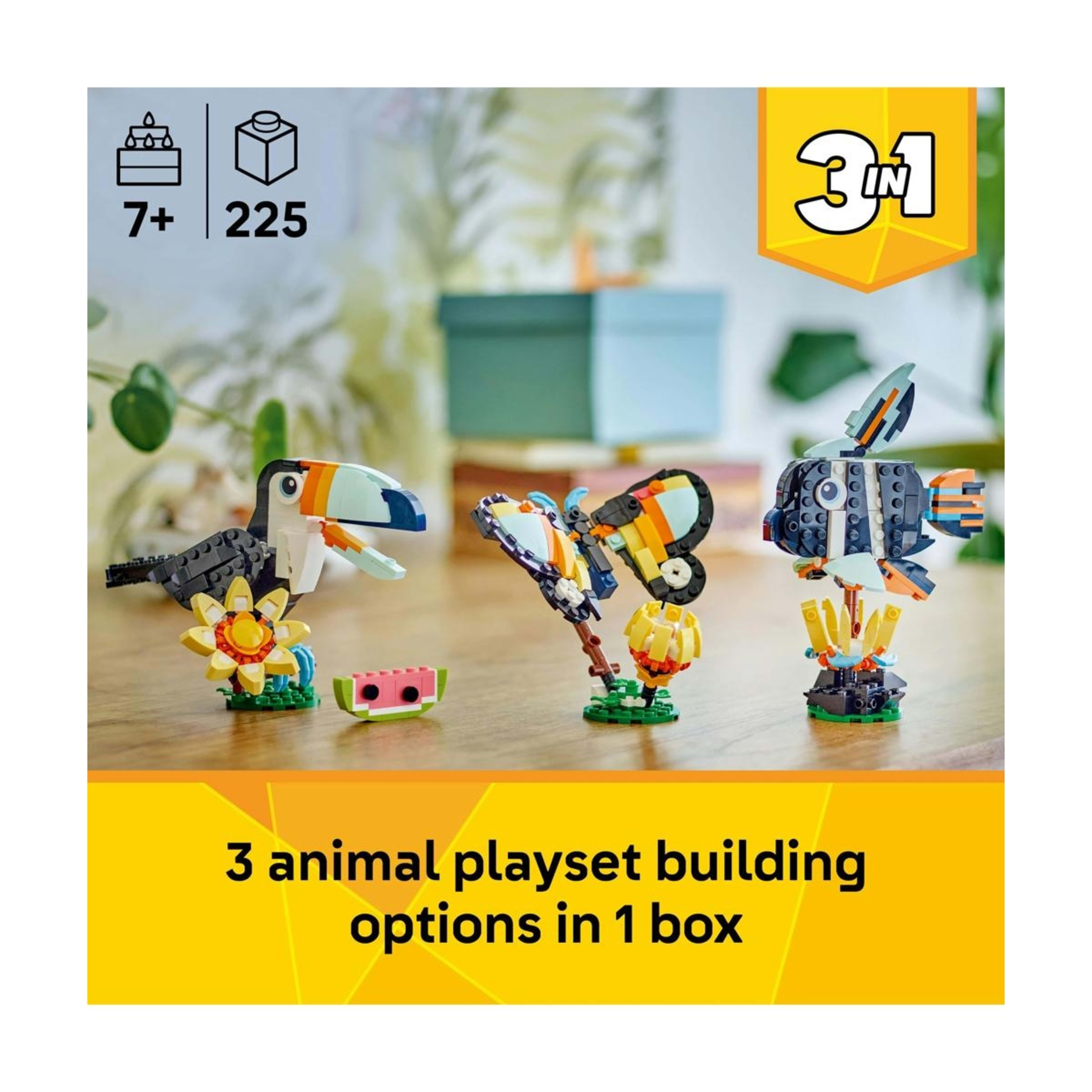 3 LEGO Creator Wild Animals: Tropical Toucan 31173, 3 of 10