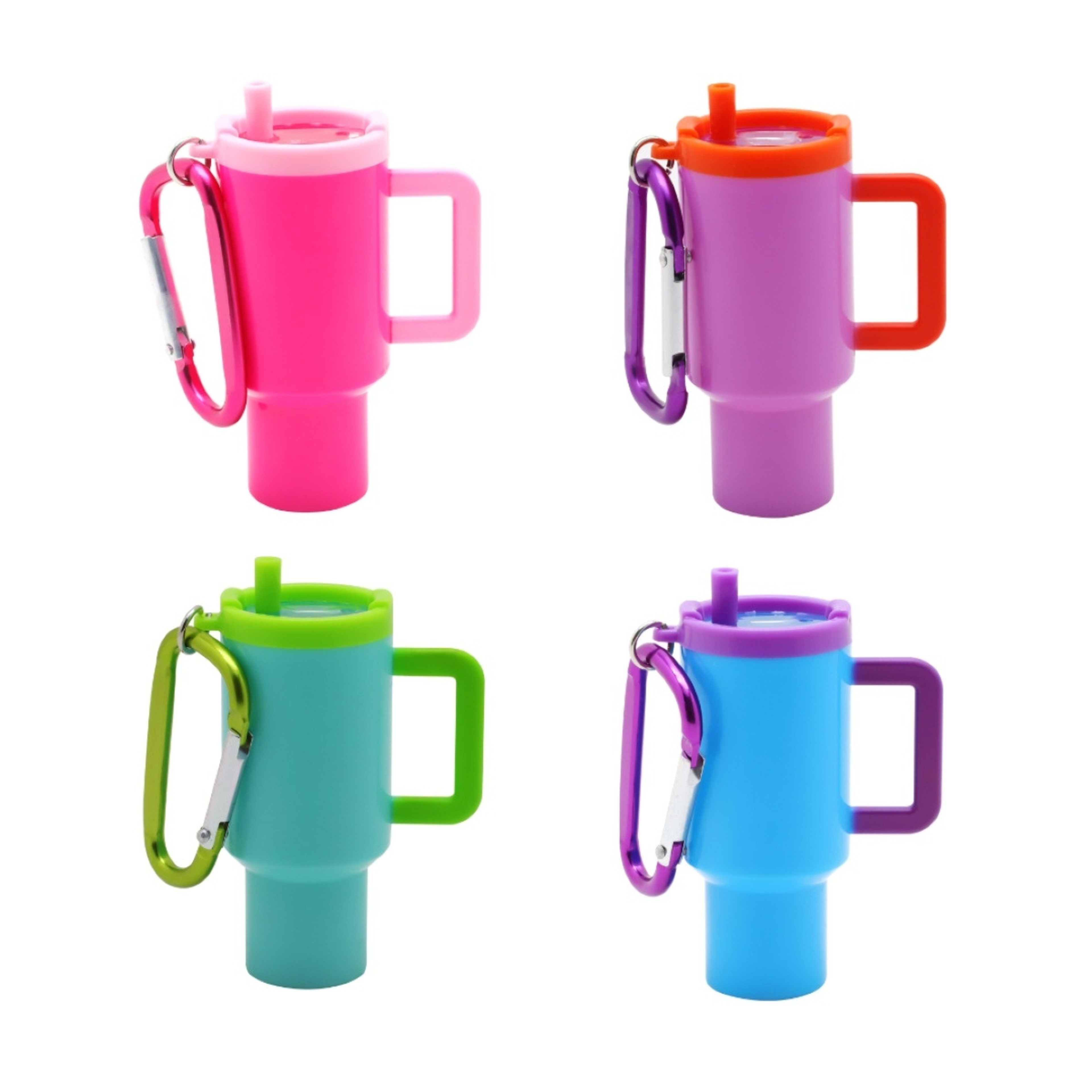 2 Clipz Bag Tag Collection: Tumbler Series Keyring - Assorted, 2 of 7