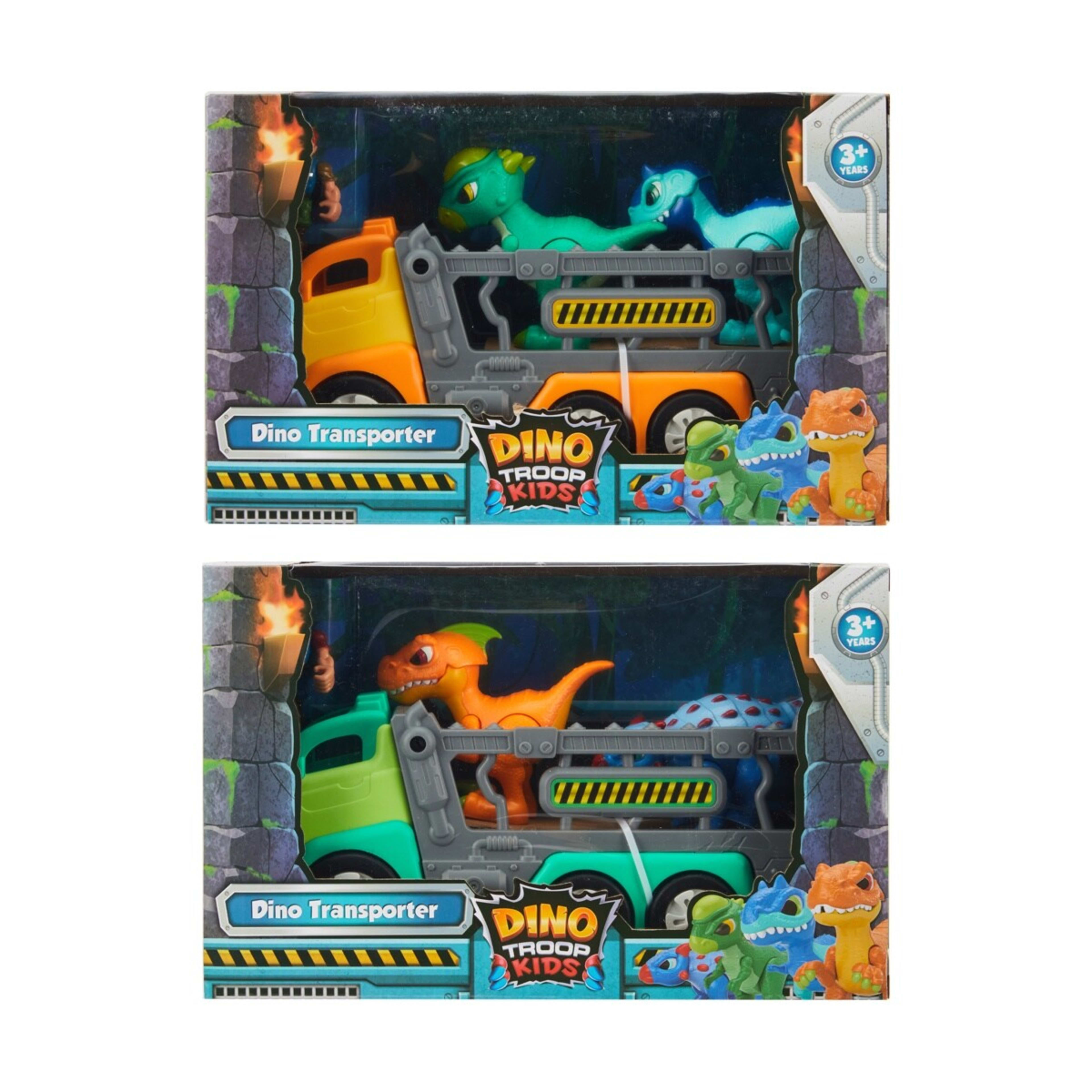 1 Dino Troop Kids Dino Transporter Playset - Assorted