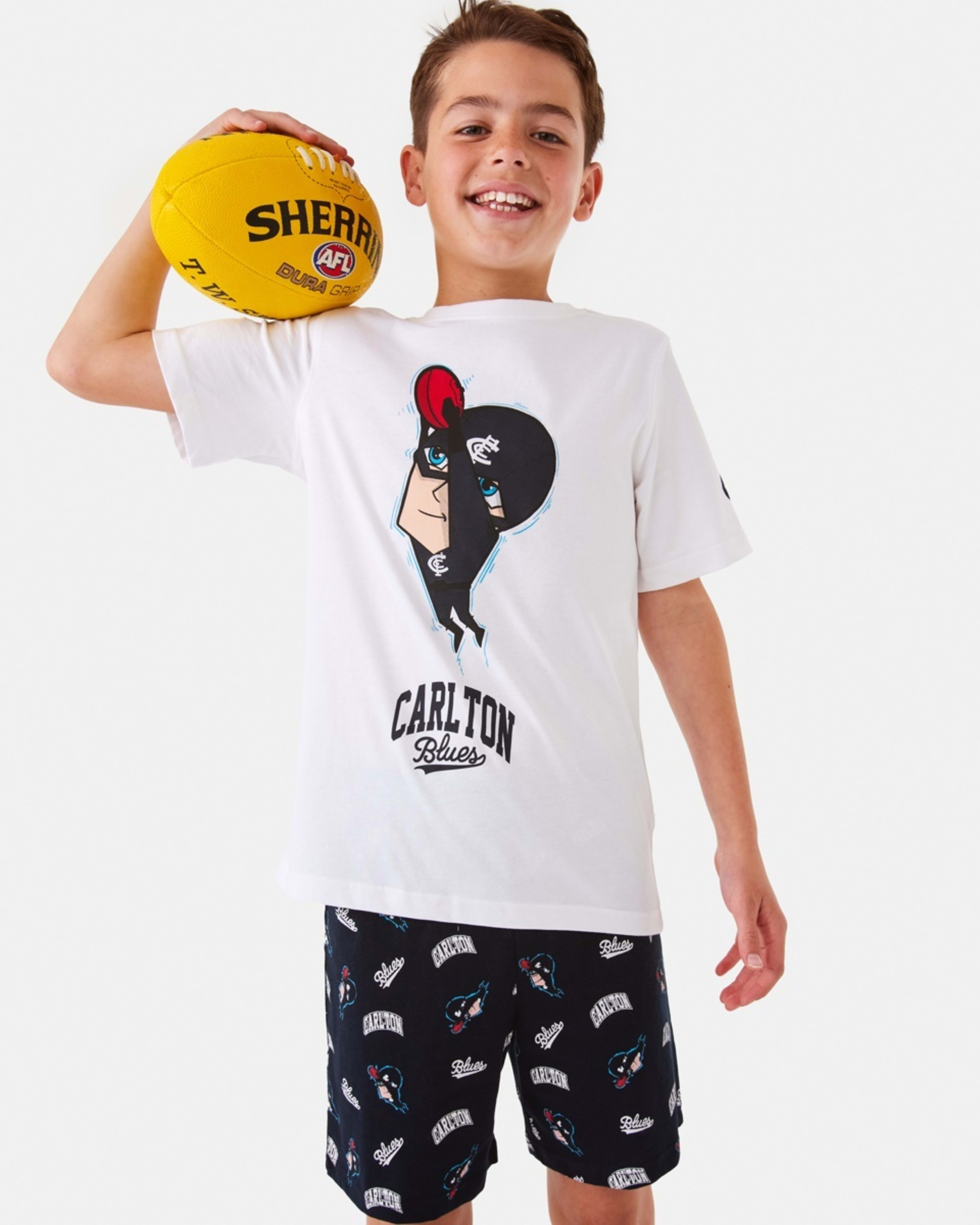 1 Active Kids AFL Pyjama Set Carlton