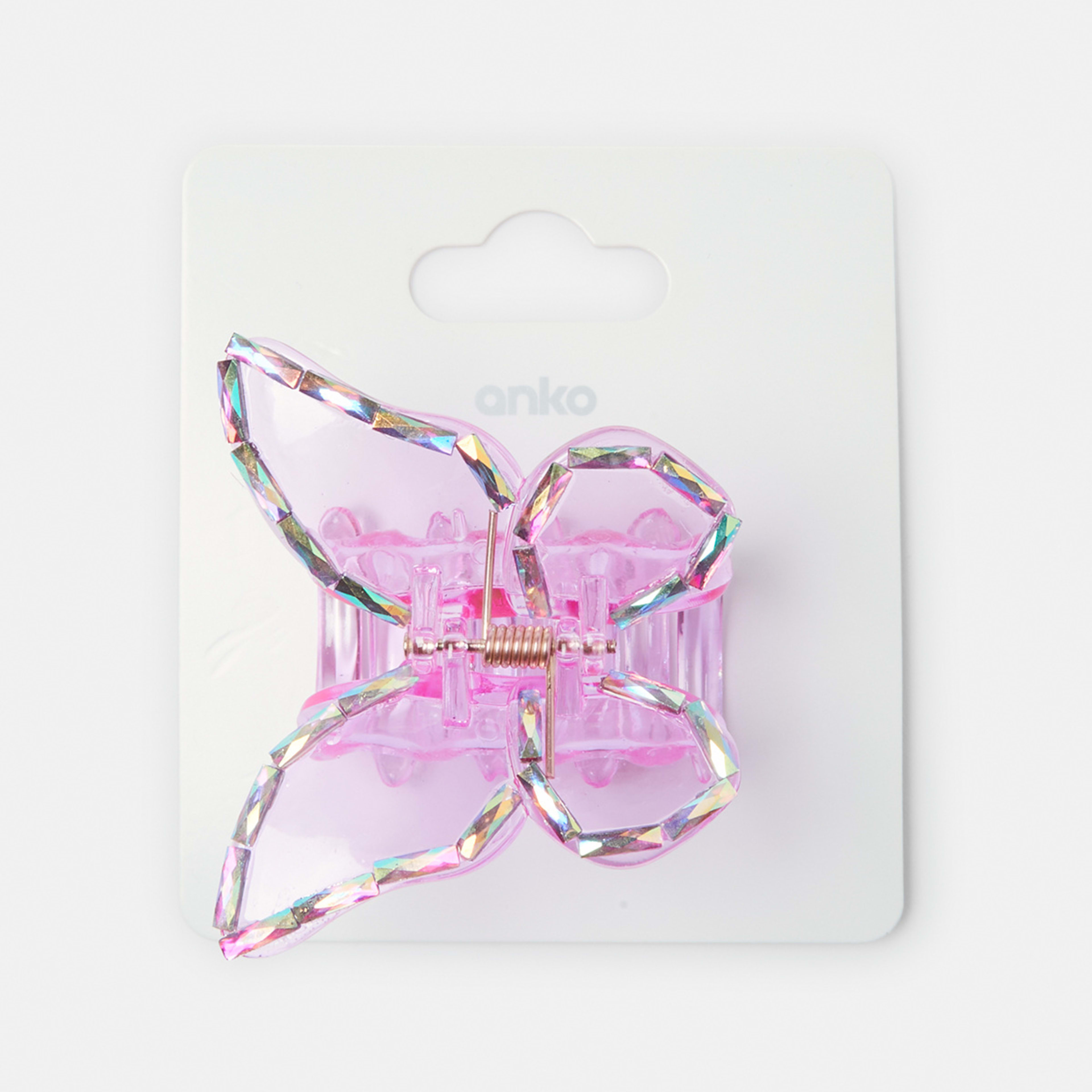 Pink Butterfly Claw Hair Clip Kmart