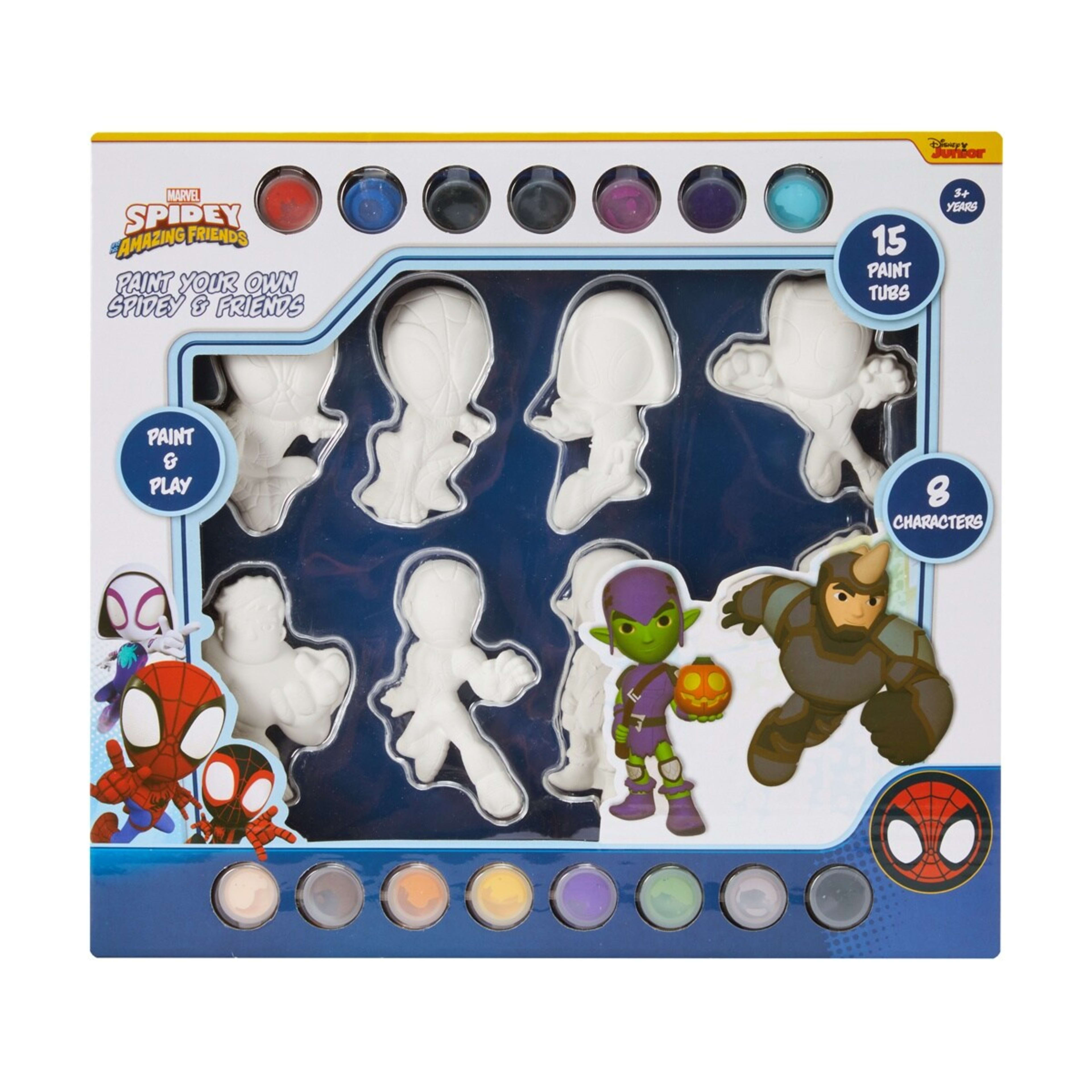1 Disney Junior Marvel Spidey and His Amazing Friends: Paint Your Own Spidey and Friends