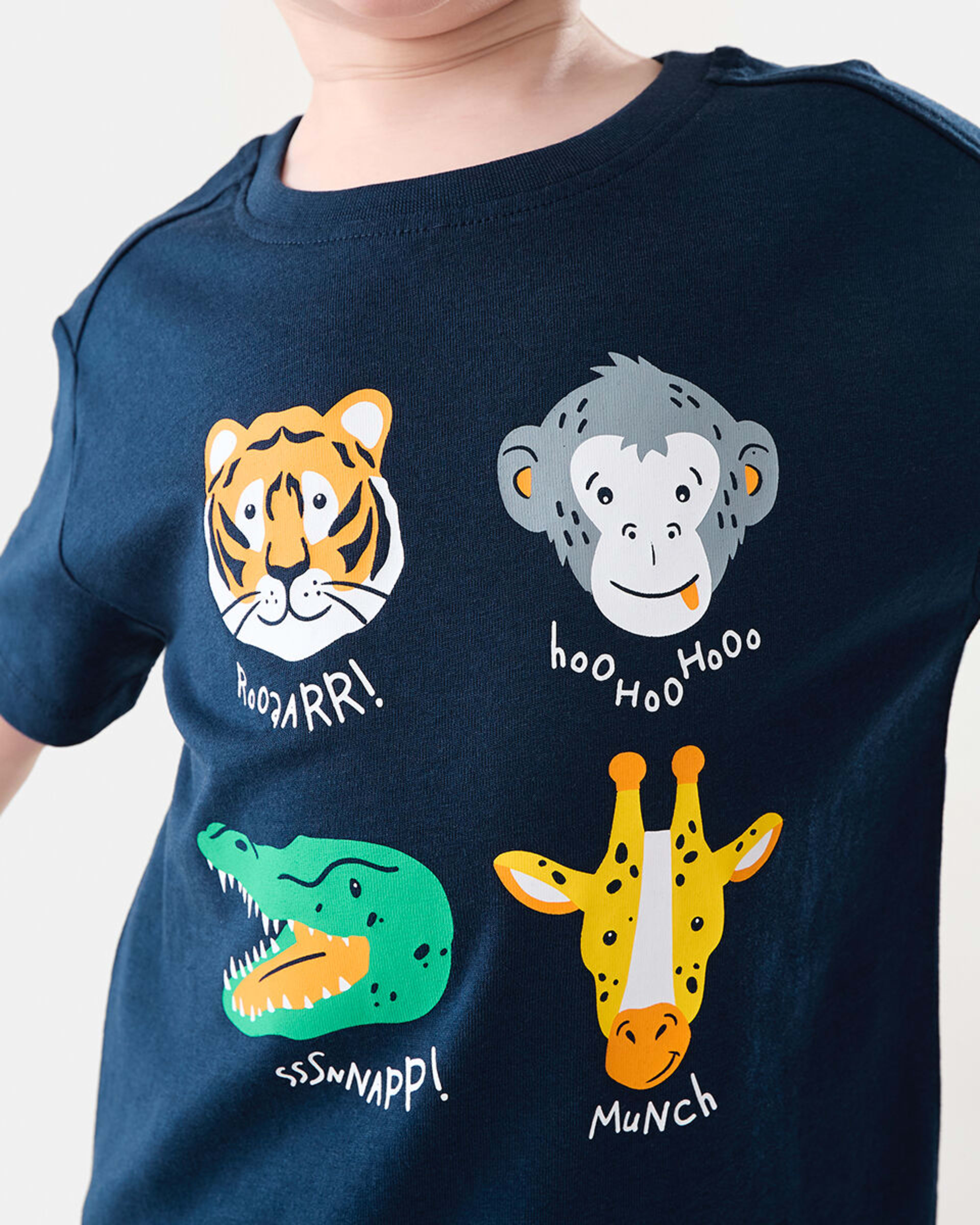 4 Chest Print T-shirt Dress Tigr, 4 of 8