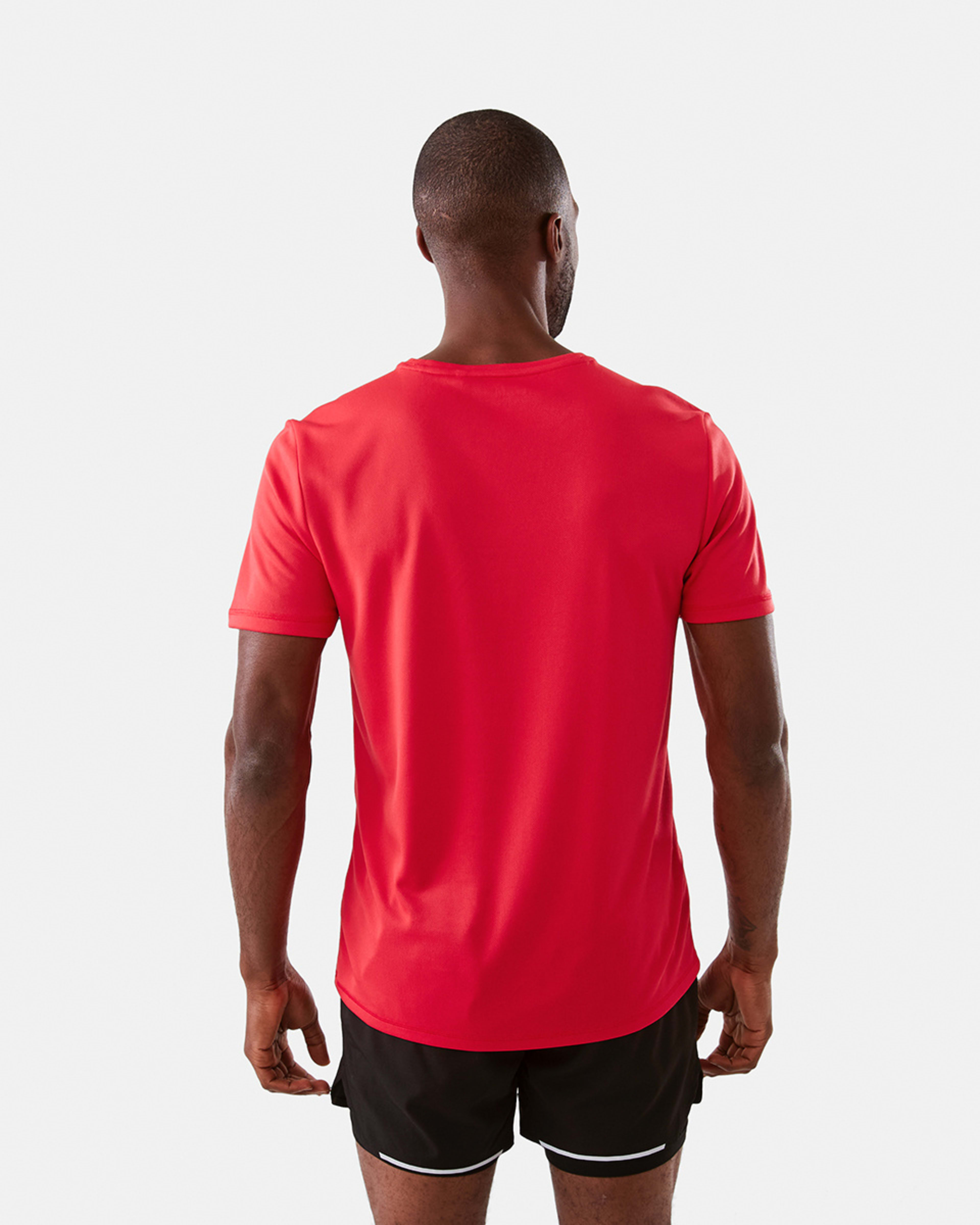 3 Active Mesh T-shirt Neon Red, 3 of 6