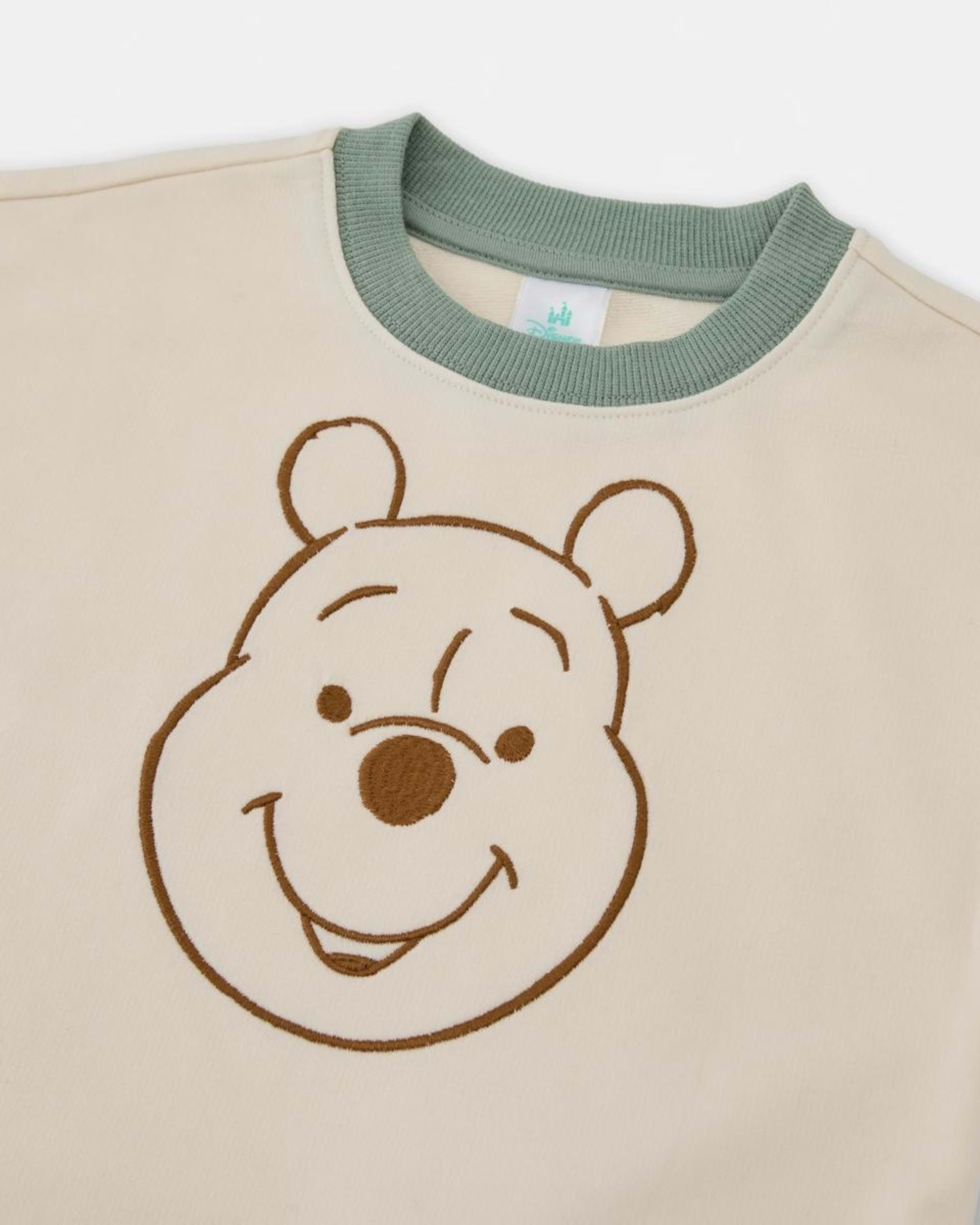 5 Winnie the Poo License Short Sleeve T-shirt and Shorts Set BEIGE WINNIE, 5 of 6