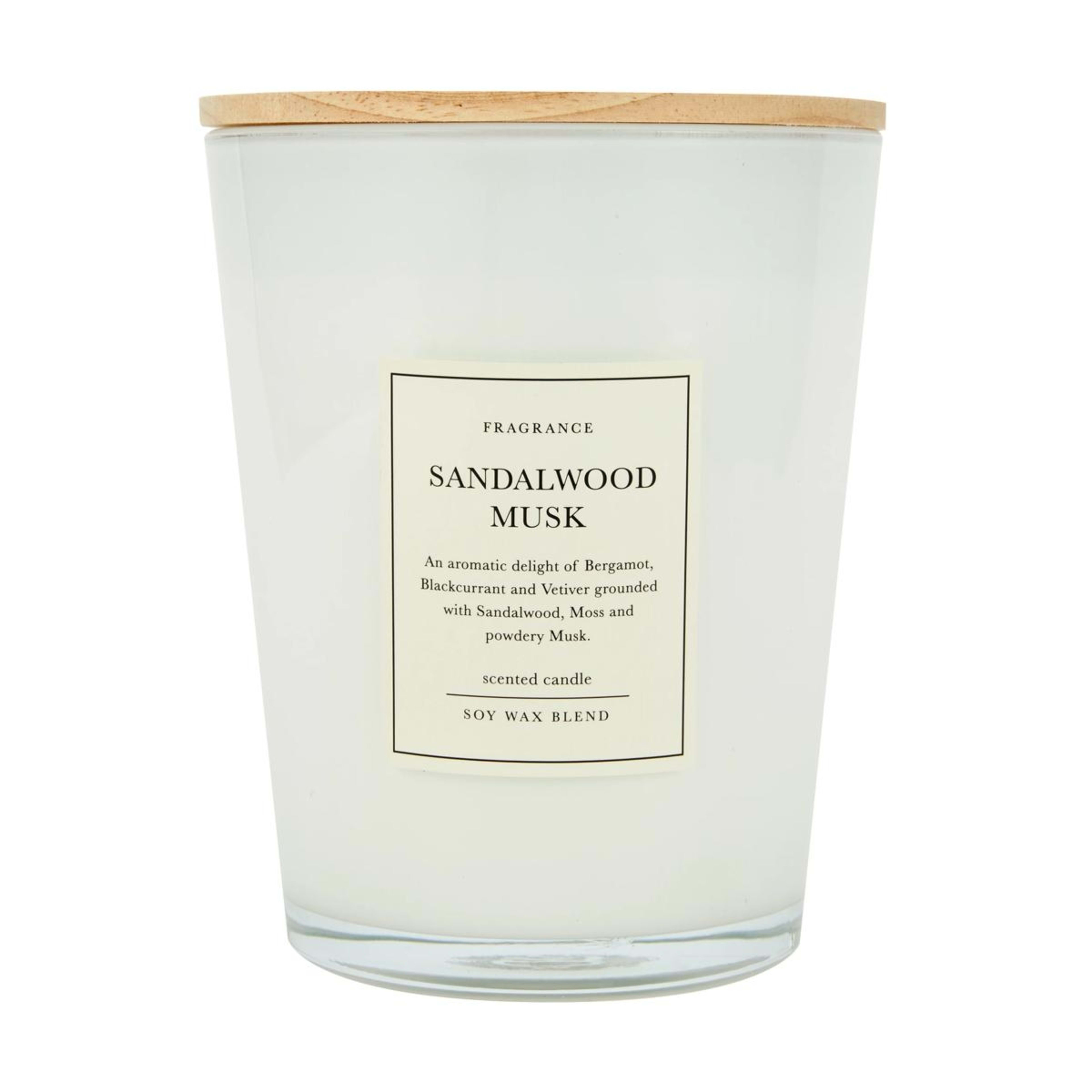 1 XL Sandalwood Musk Soy Wax Blend Scented Candle