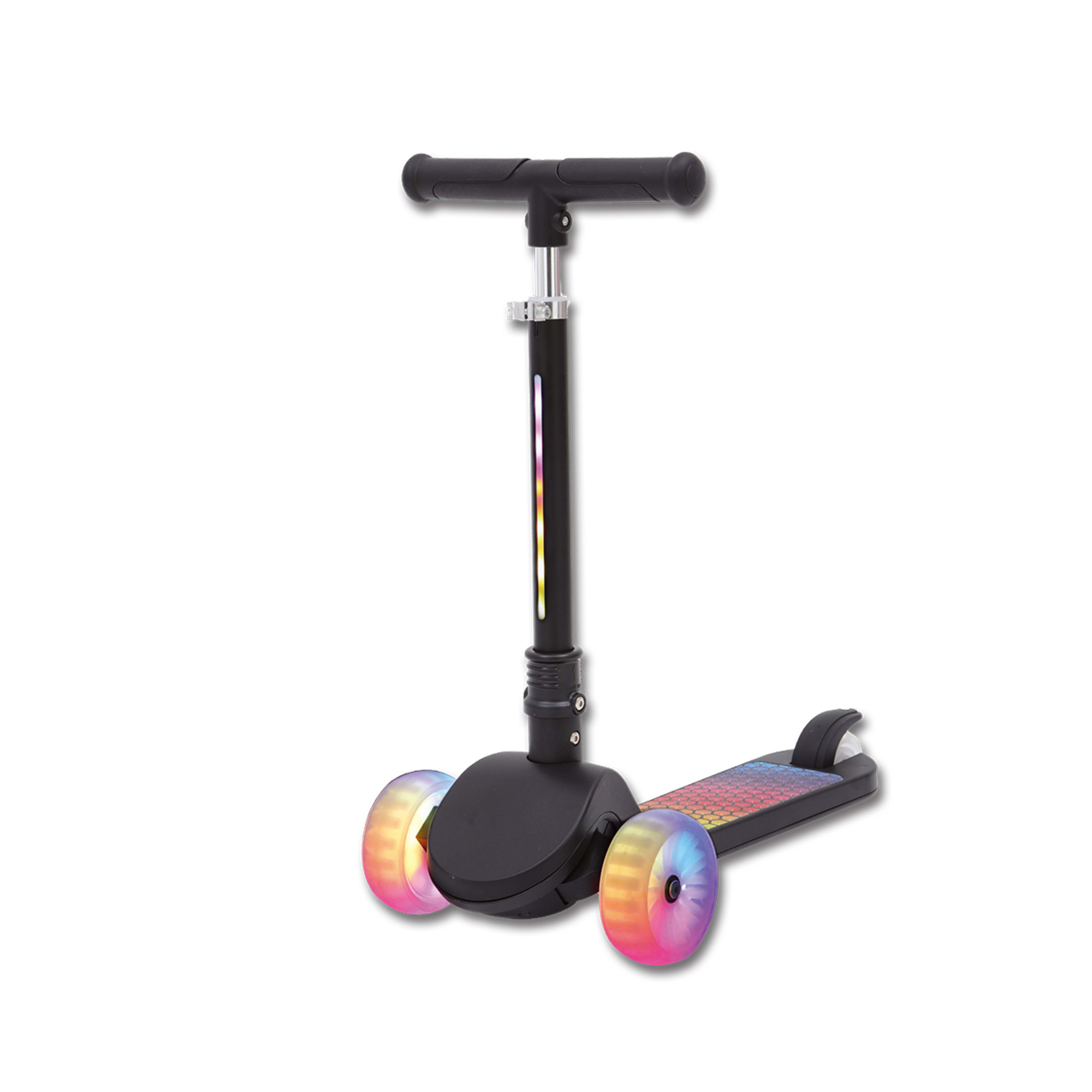1 Light Up Tri Scooter - Black