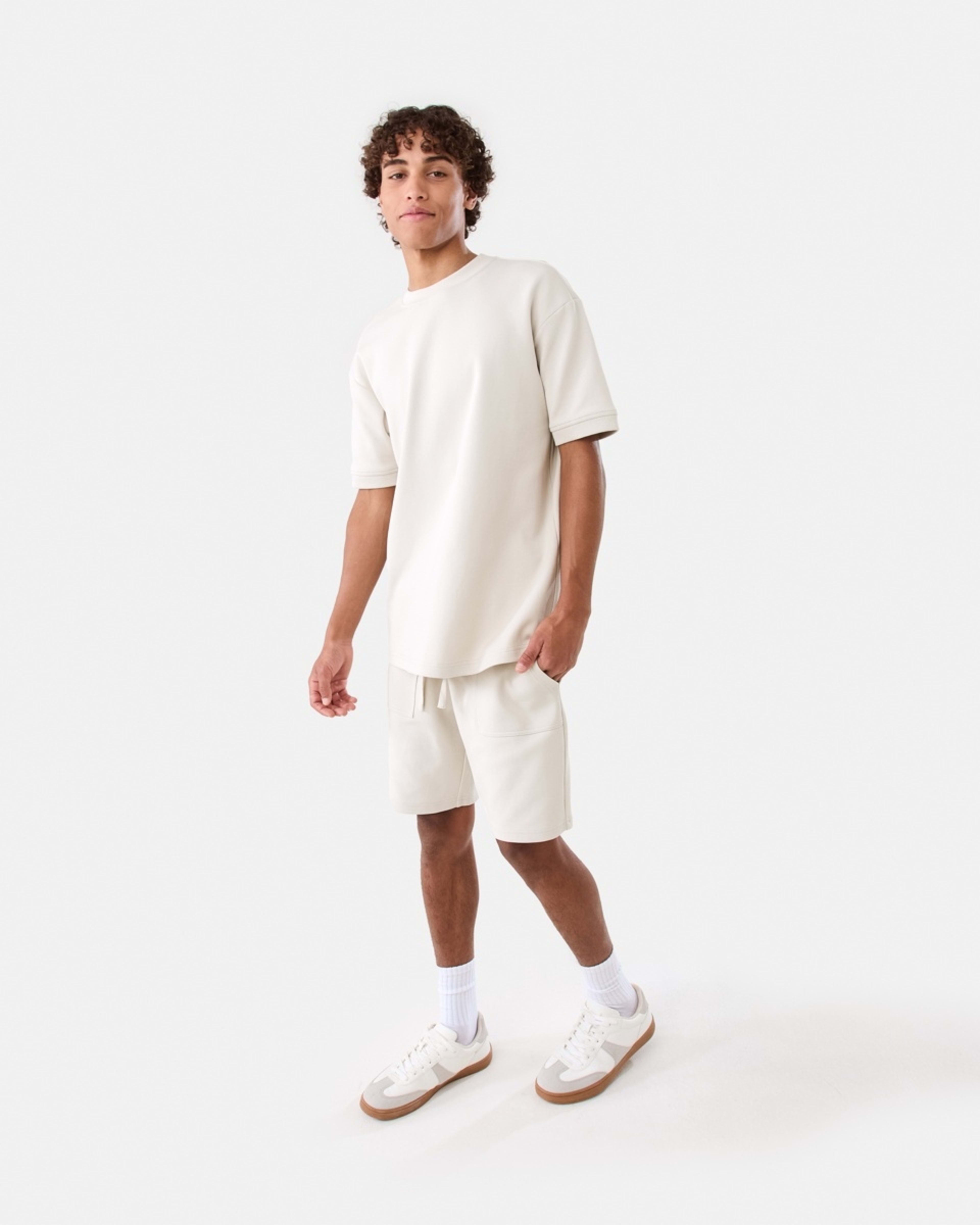 3 Oversized Interlock T-shirt DUNE, 3 of 7