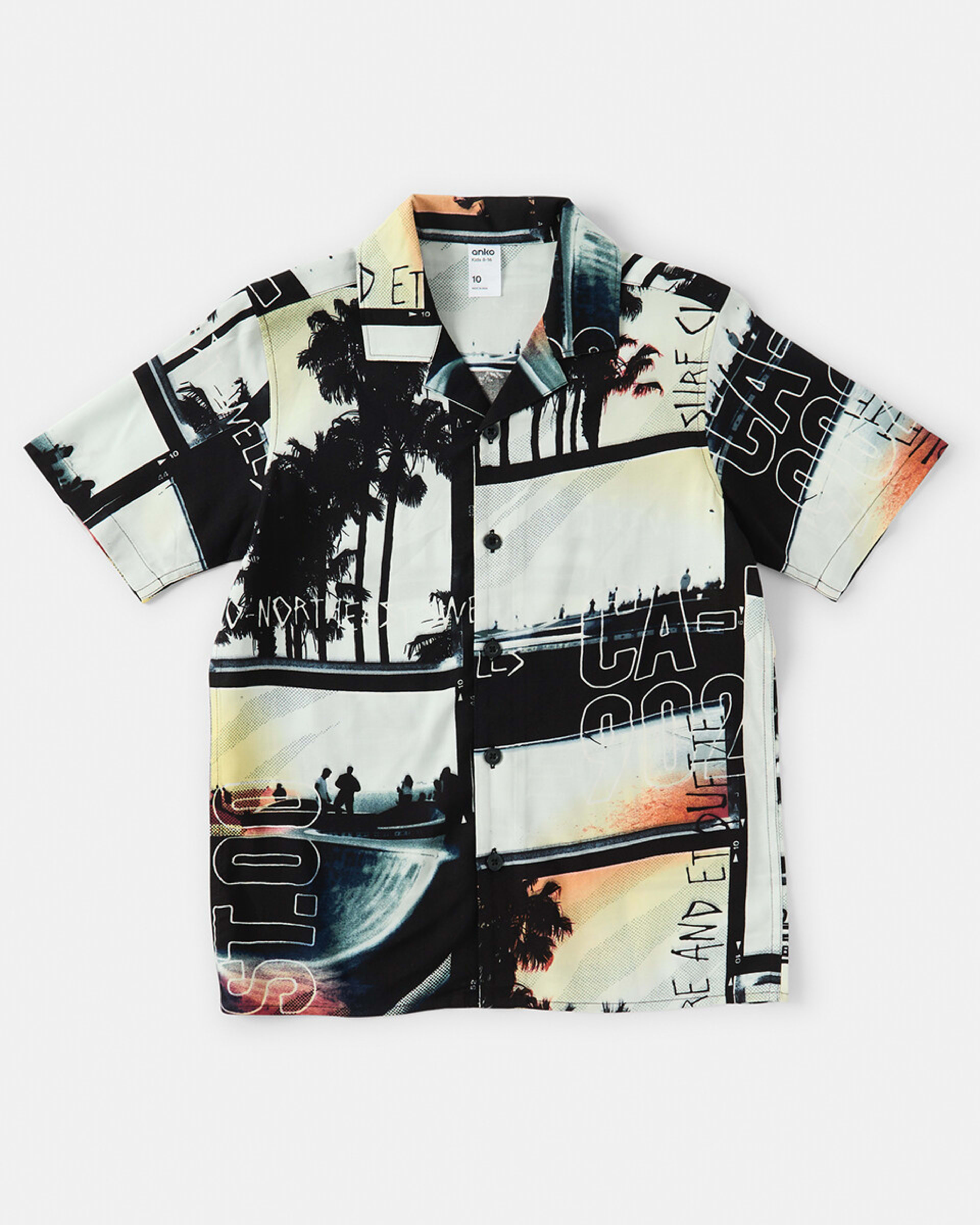 8 Short Sleeve Resort Shirt Wht Plmskt, 8 of 9