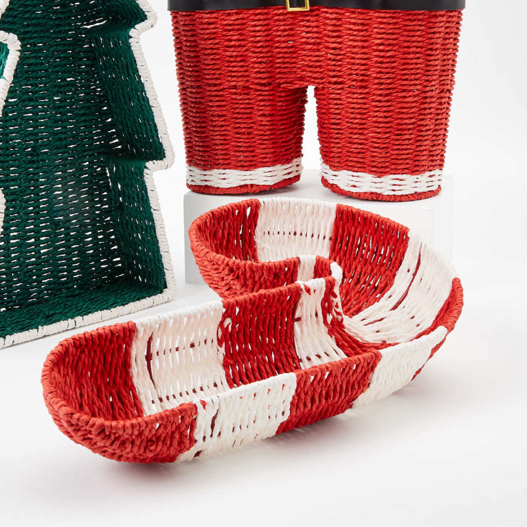 Candy Cane Basket Kmart