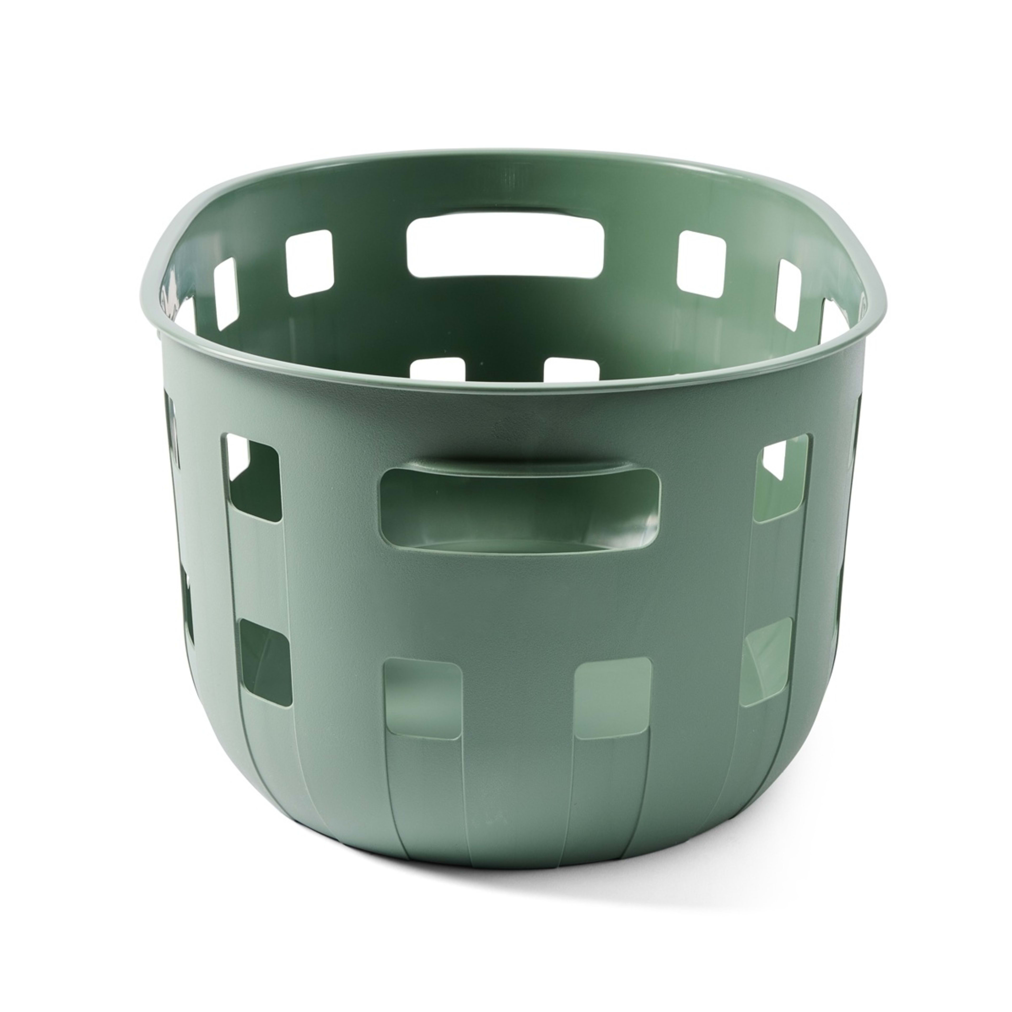 4 50L Trellis Laundry Basket - Green, 4 of 8