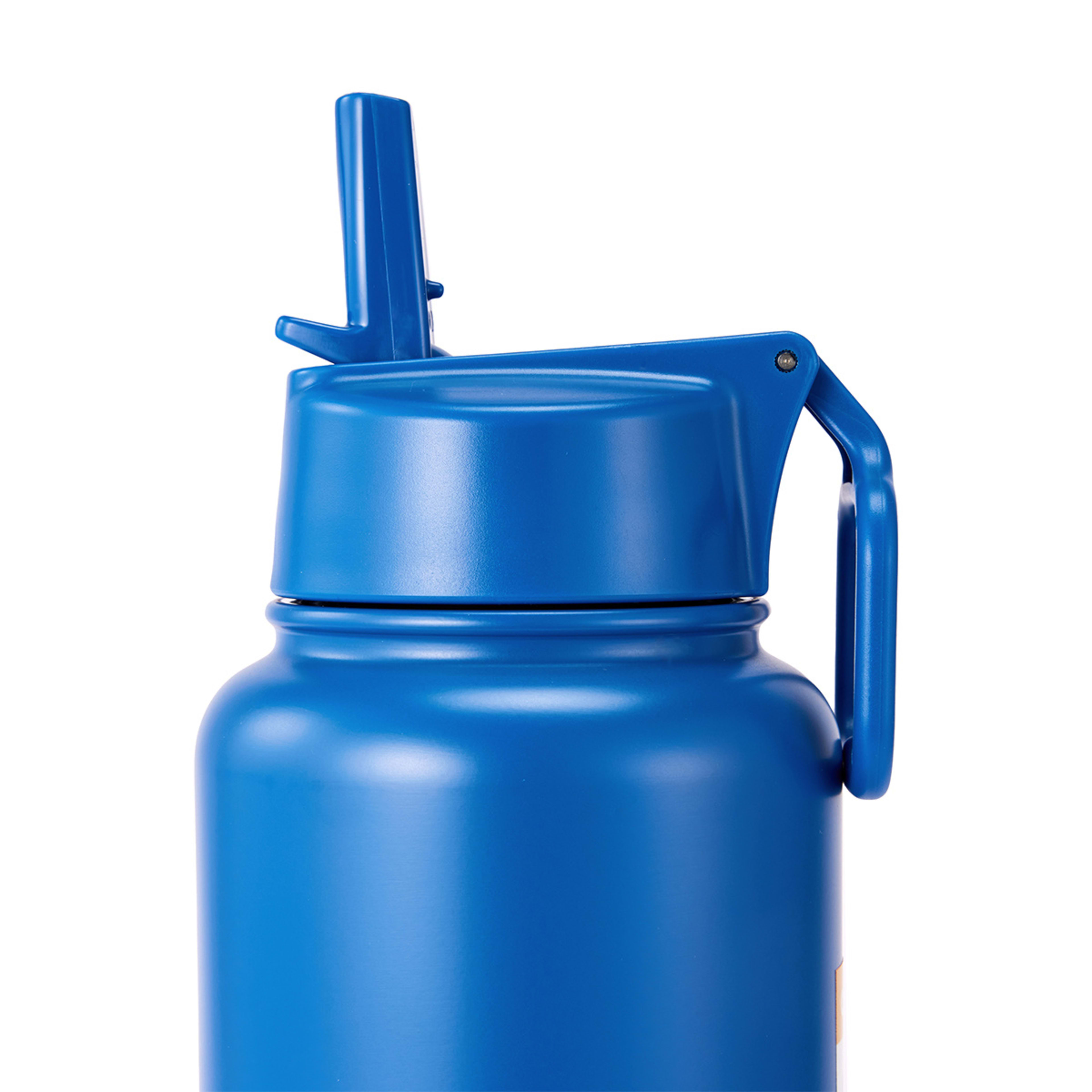 960ml Blue Double Wall Insulated Cylinder Drink Bottle Kmart
