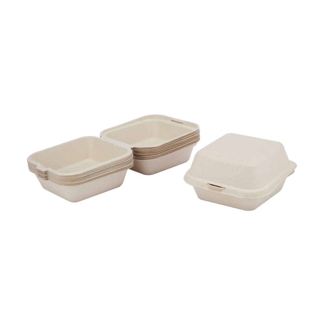 12 Piece Sugarcane Pulp Takeaway Boxes Kmart