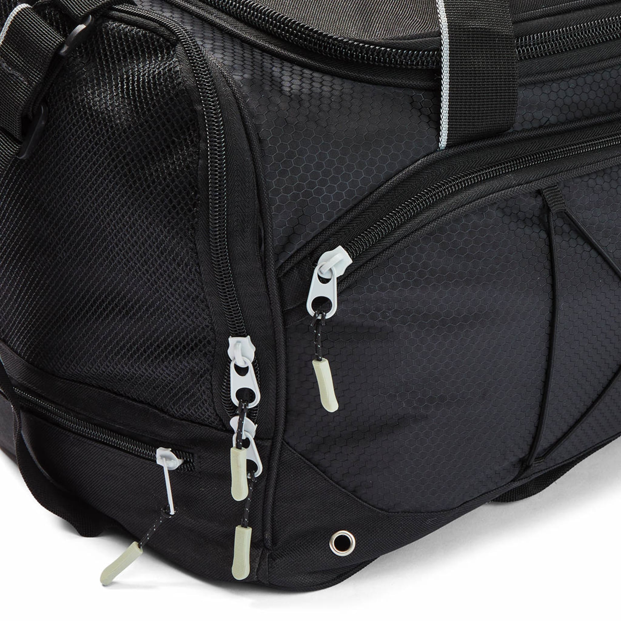 40L Duffle Bag with Bungee Cord Black Kmart