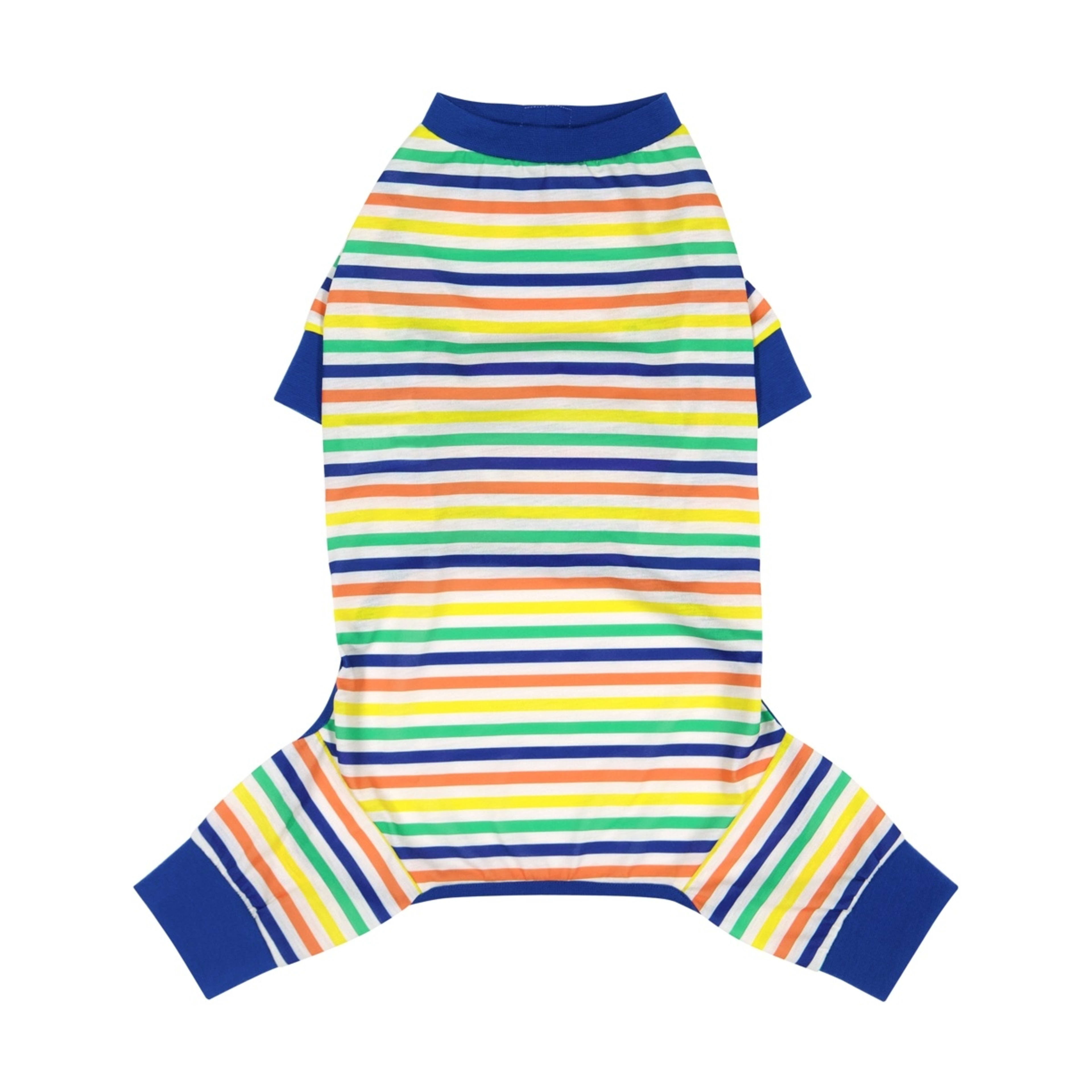 5 Pet Stripe Pyjamas - Large, Blue, 5 of 9