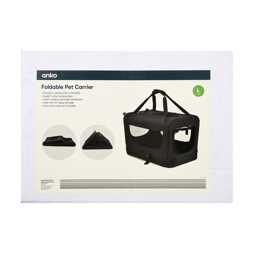 Pet Carrier Foldable Large Kmart