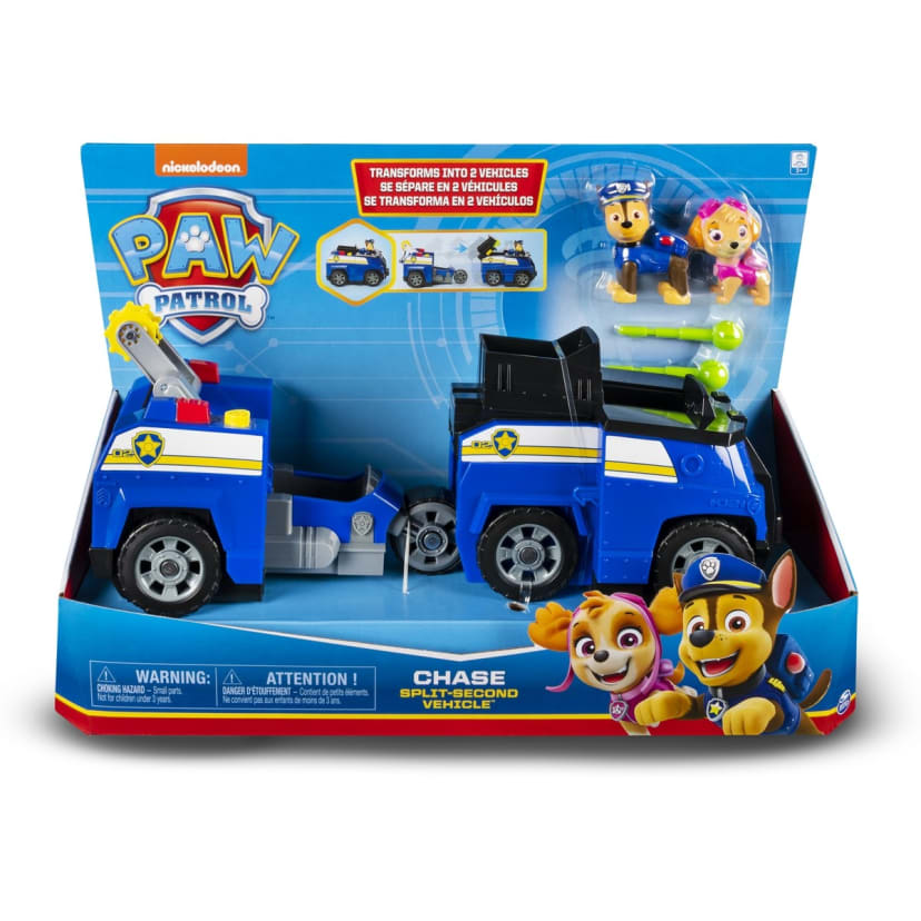 Paw Patrol Split Second Vehicle Set - Assorted - Kmart