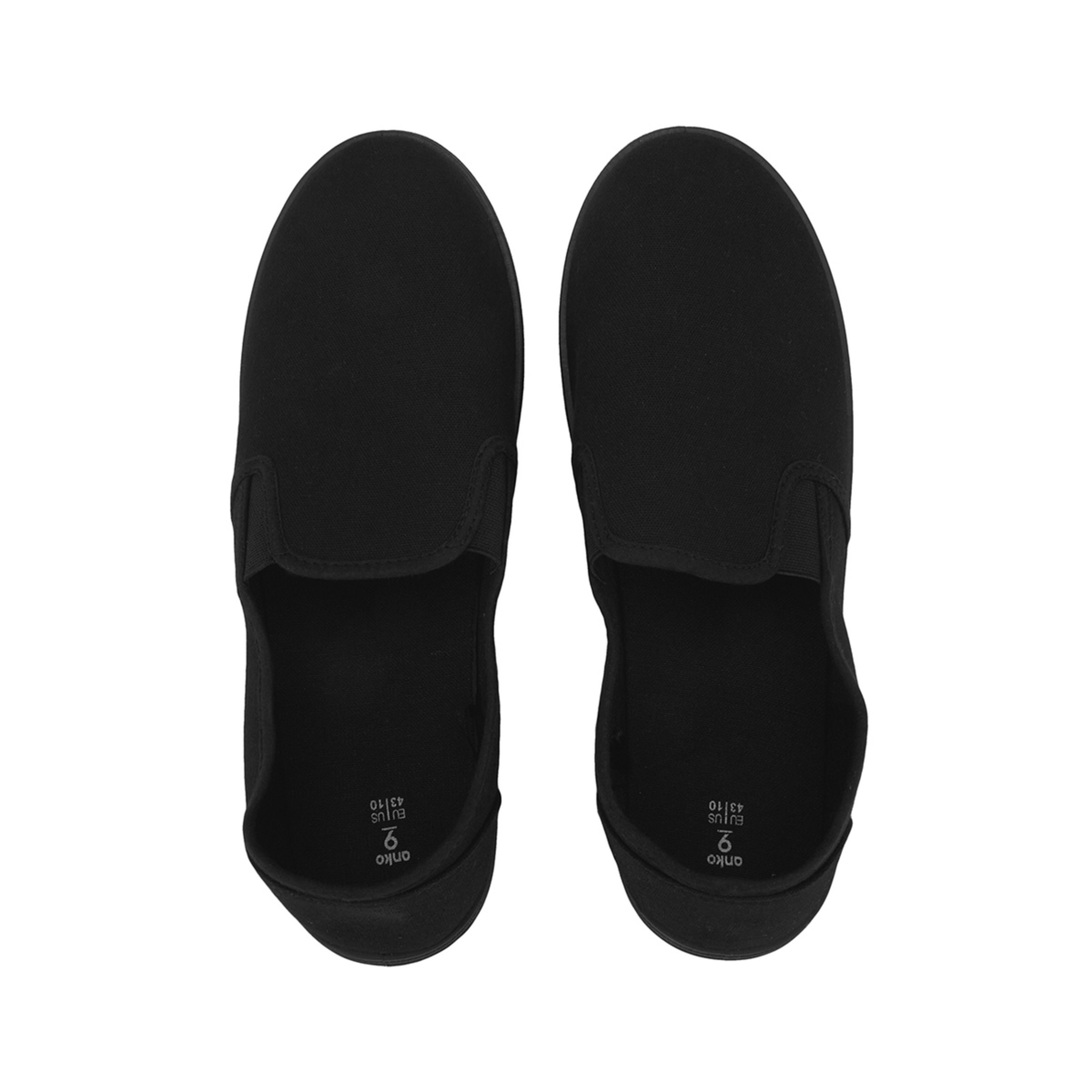 2 Everyday Canvas Slip On Shoes Black, 2 of 5