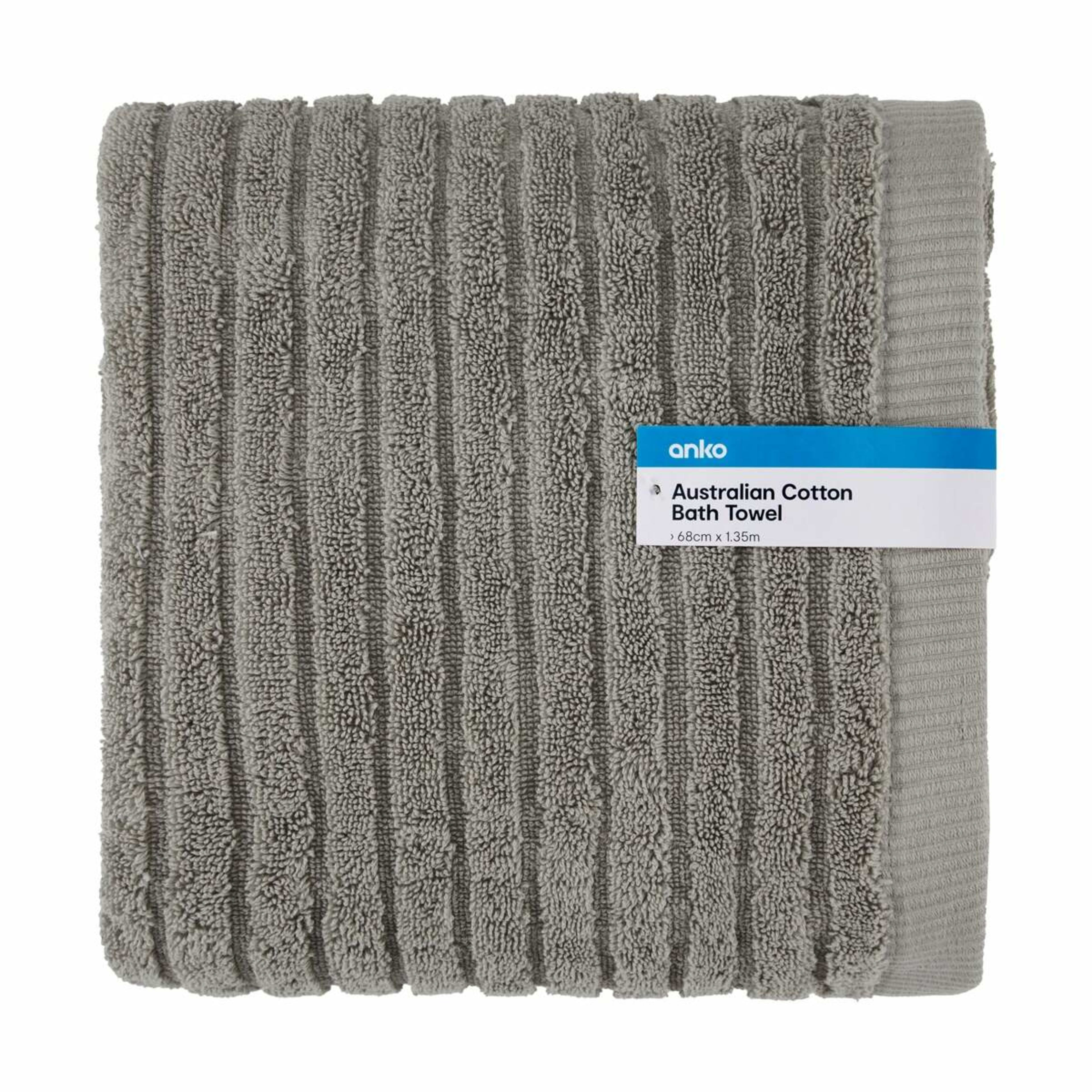 5 Australian Cotton Bath Towel - Silver, 5 of 6