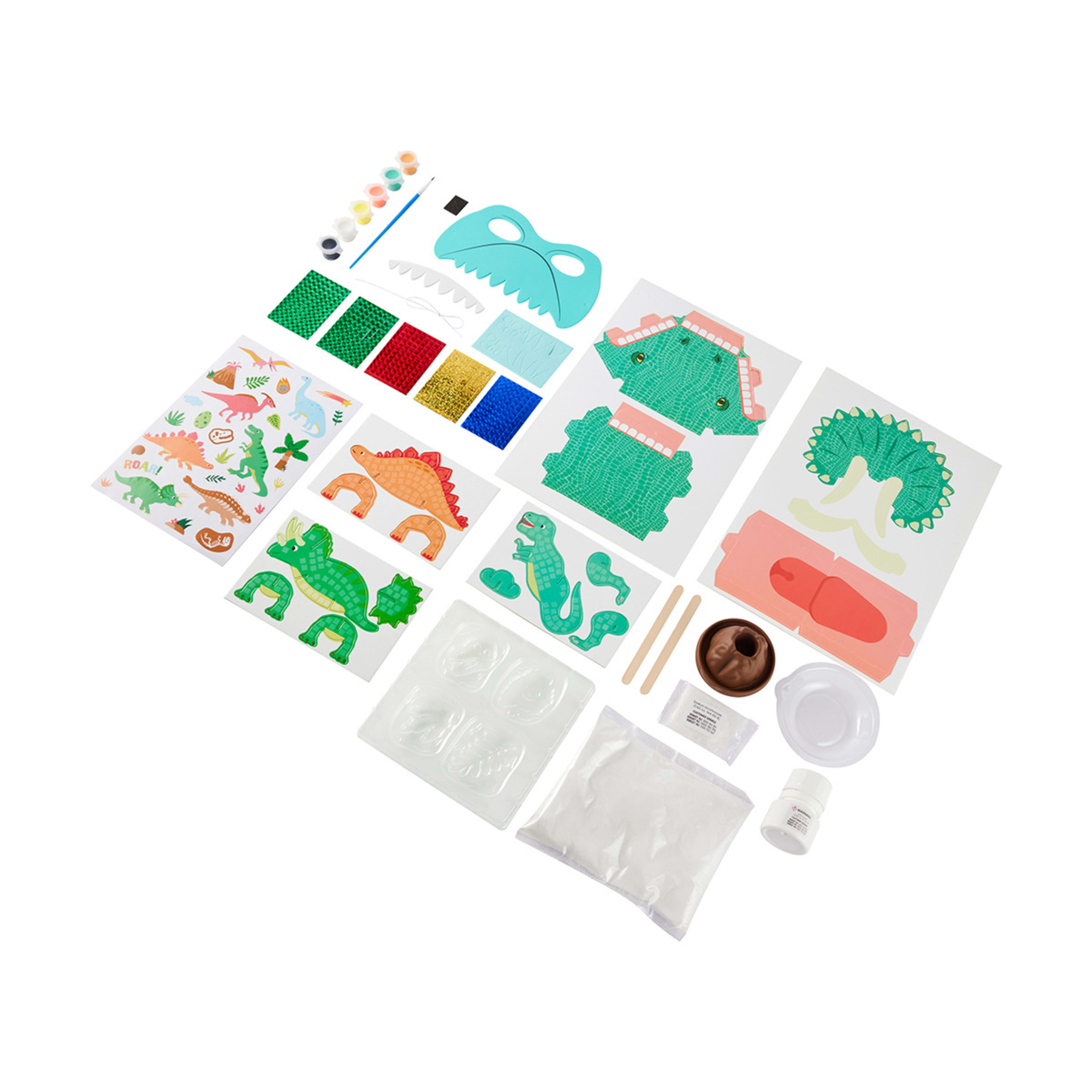 2 31 Piece Dinosaur Craft Box, 2 of 10