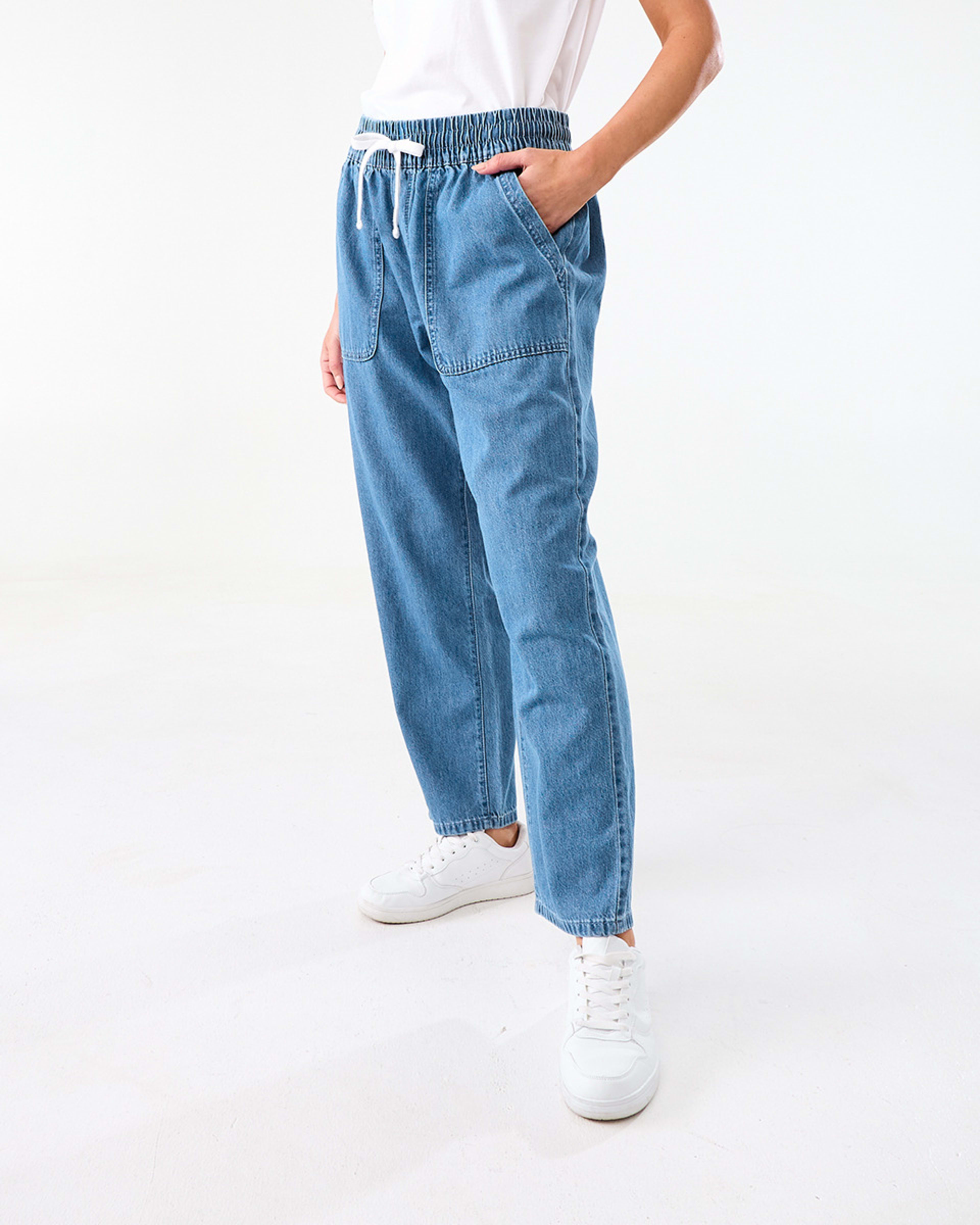 2 Denim Joggers MID WASH, 2 of 5