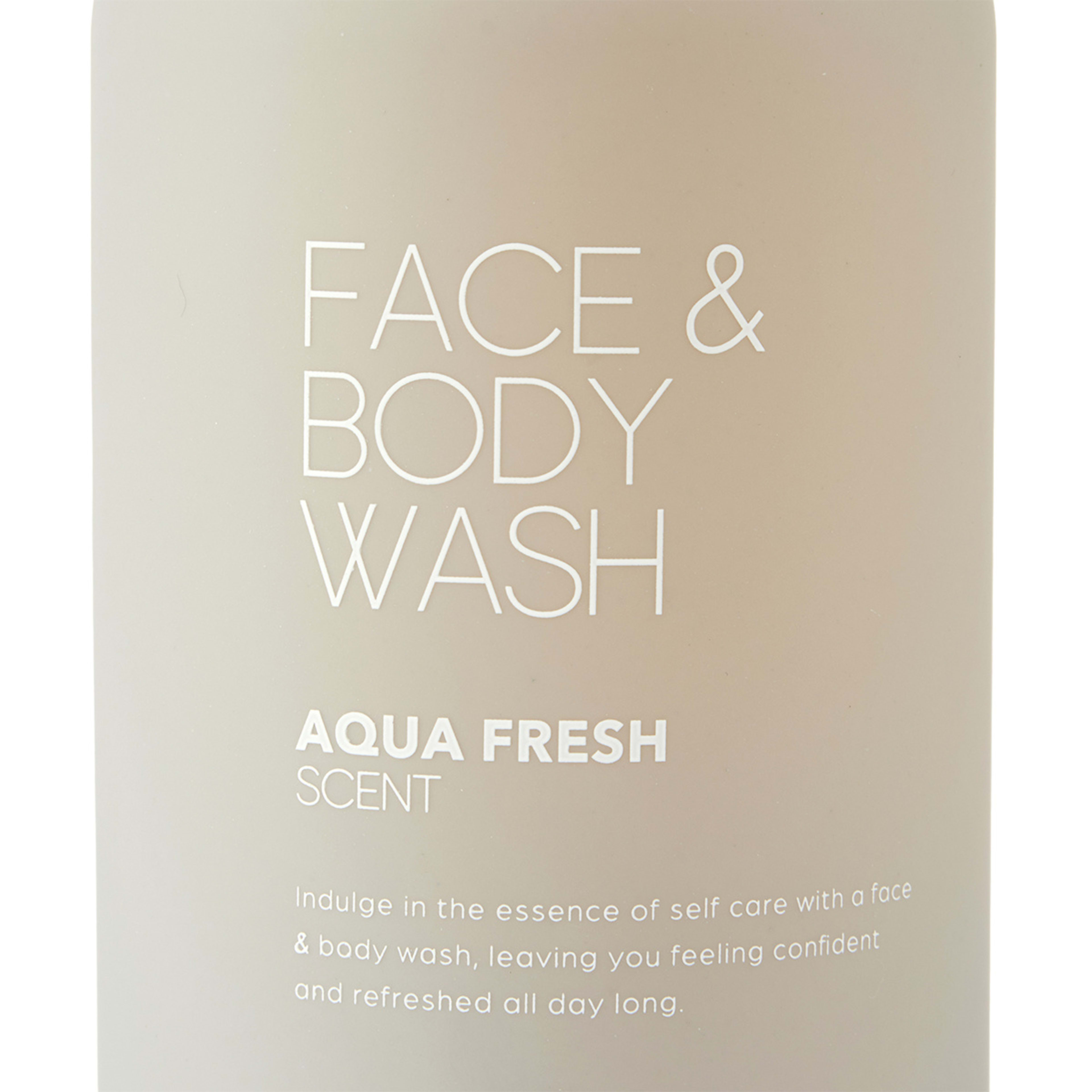 Face and Body Wash 490ml Aqua Fresh Scent Kmart