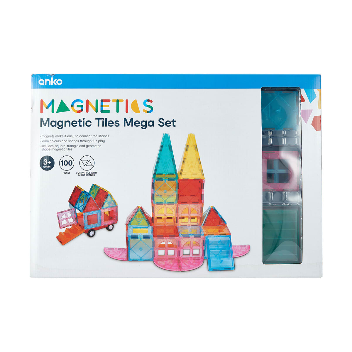 100 Piece Castle Tiles Mega Set Kmart NZ