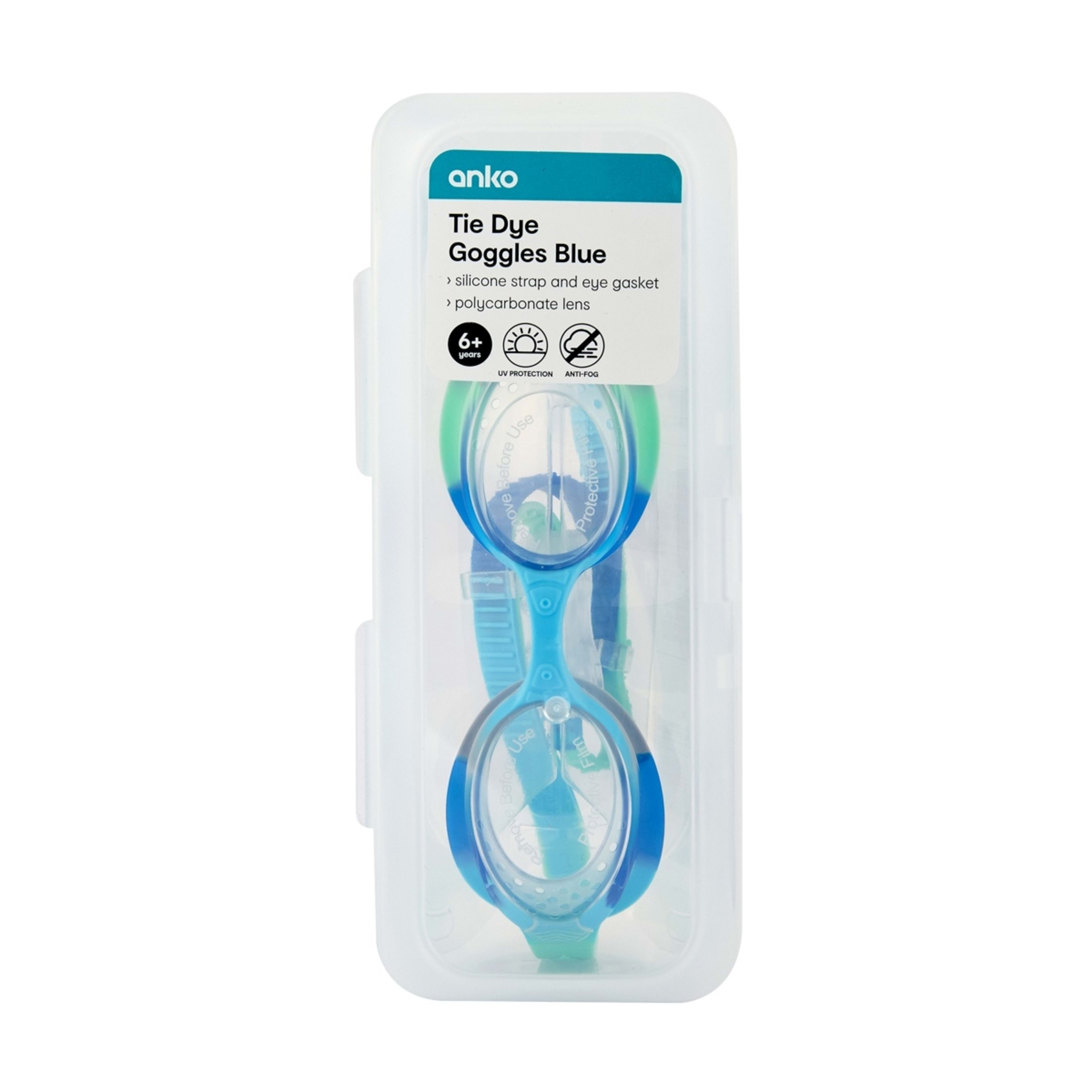 5 Tie Dye Goggles - Blue, 5 of 5