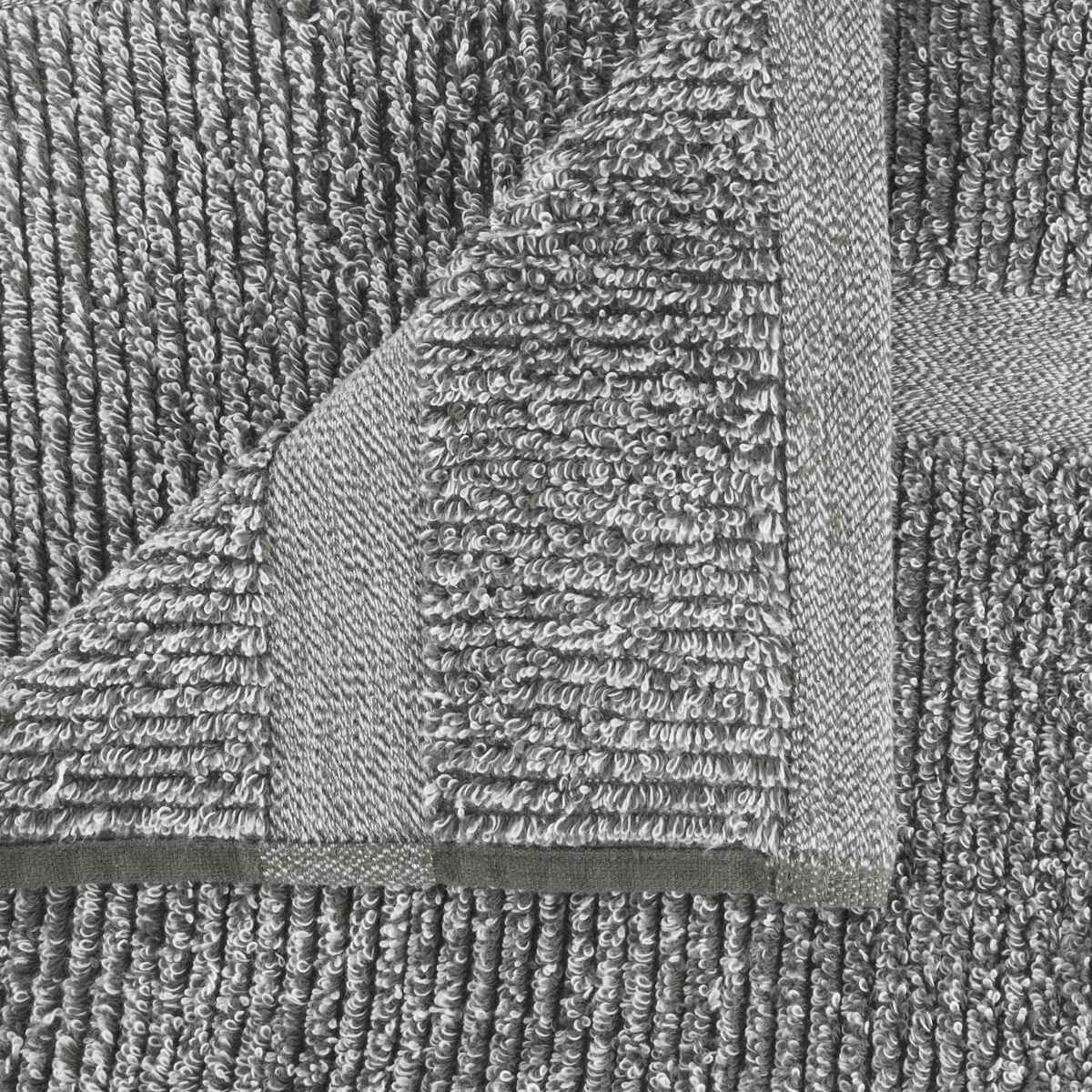 2 Cotton Austin Mega Towel - Grey, 2 of 6