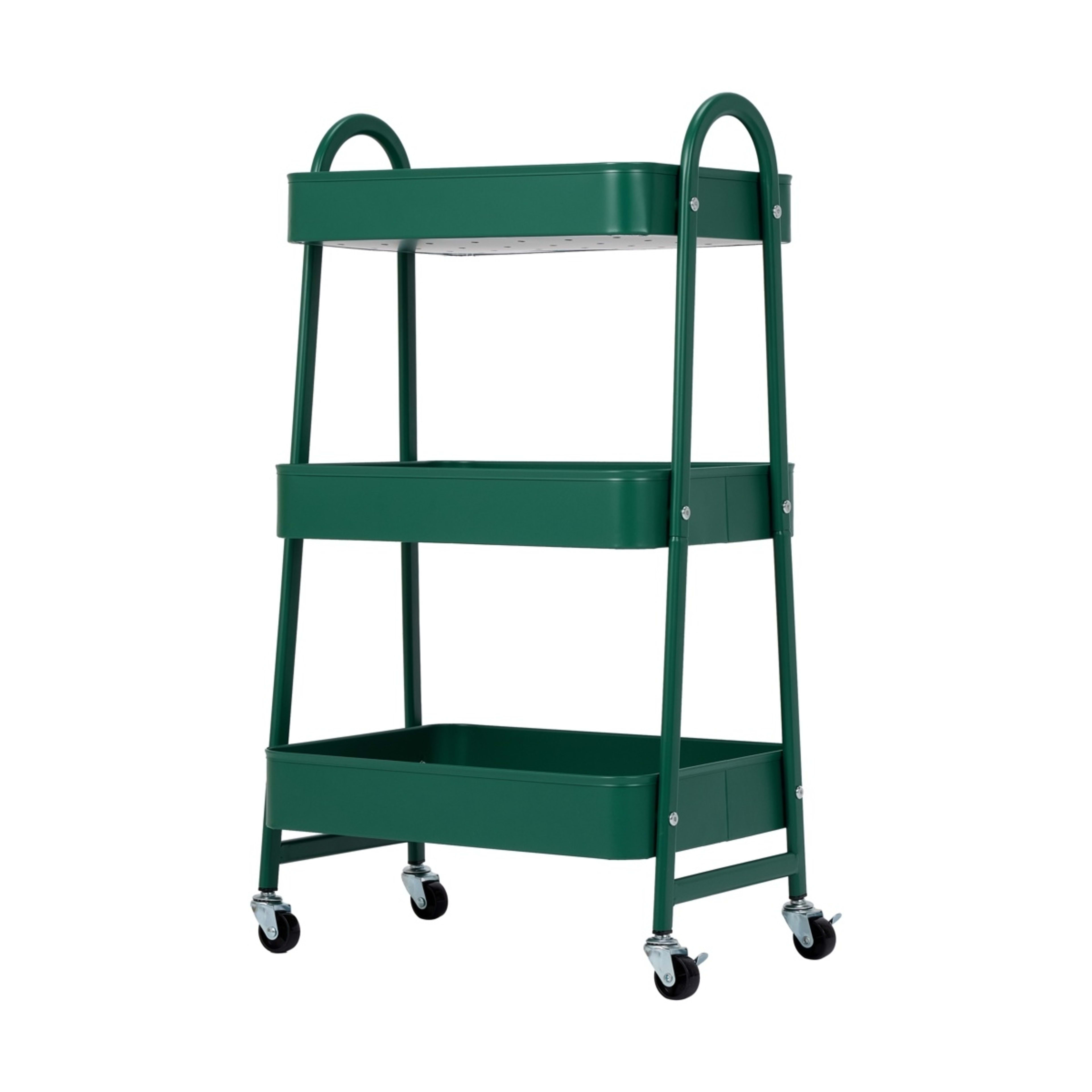 3 Green 3 Tier Trolley, 3 of 7