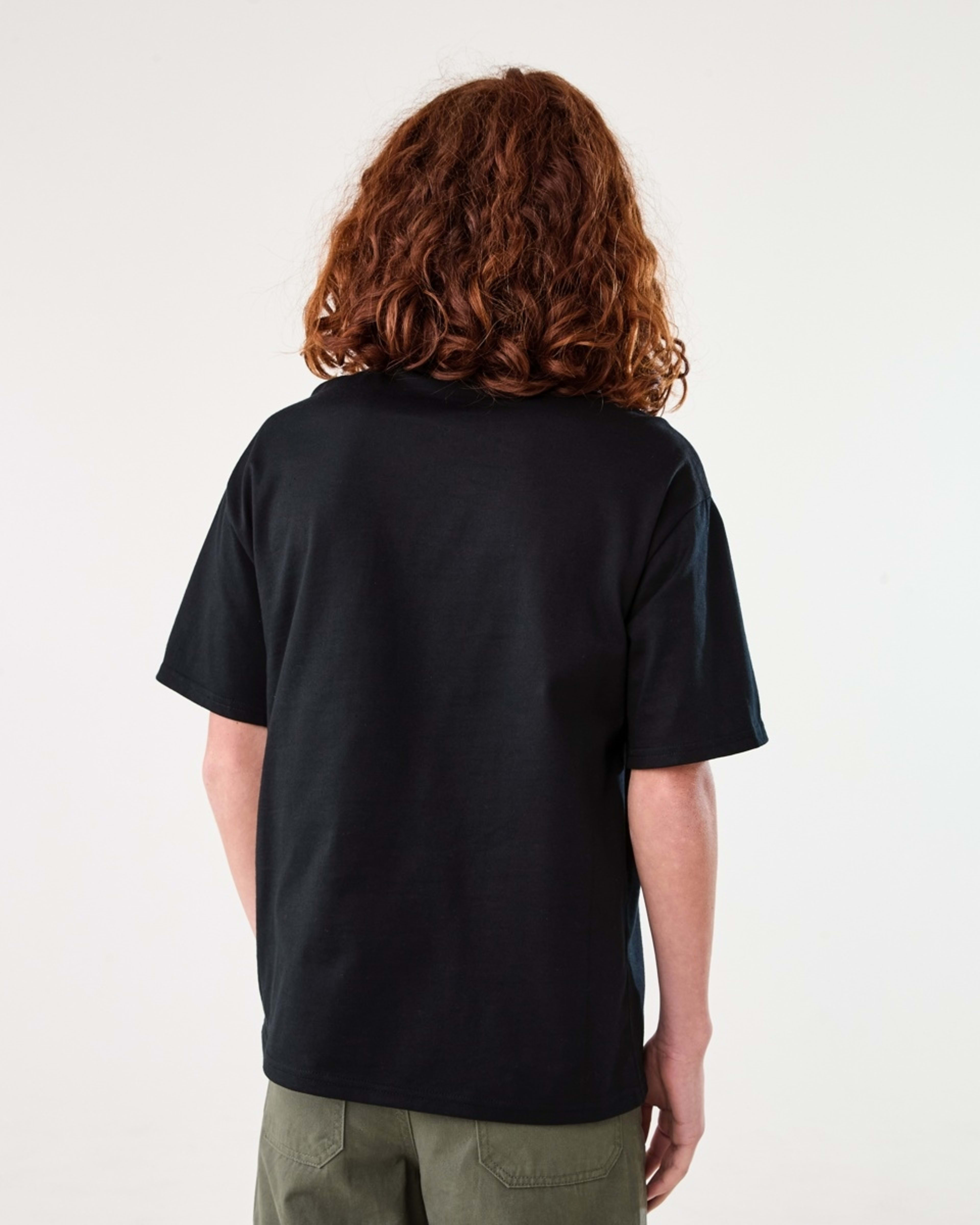 2 Short Sleeve Oversized T-shirt BLACK, 2 of 7