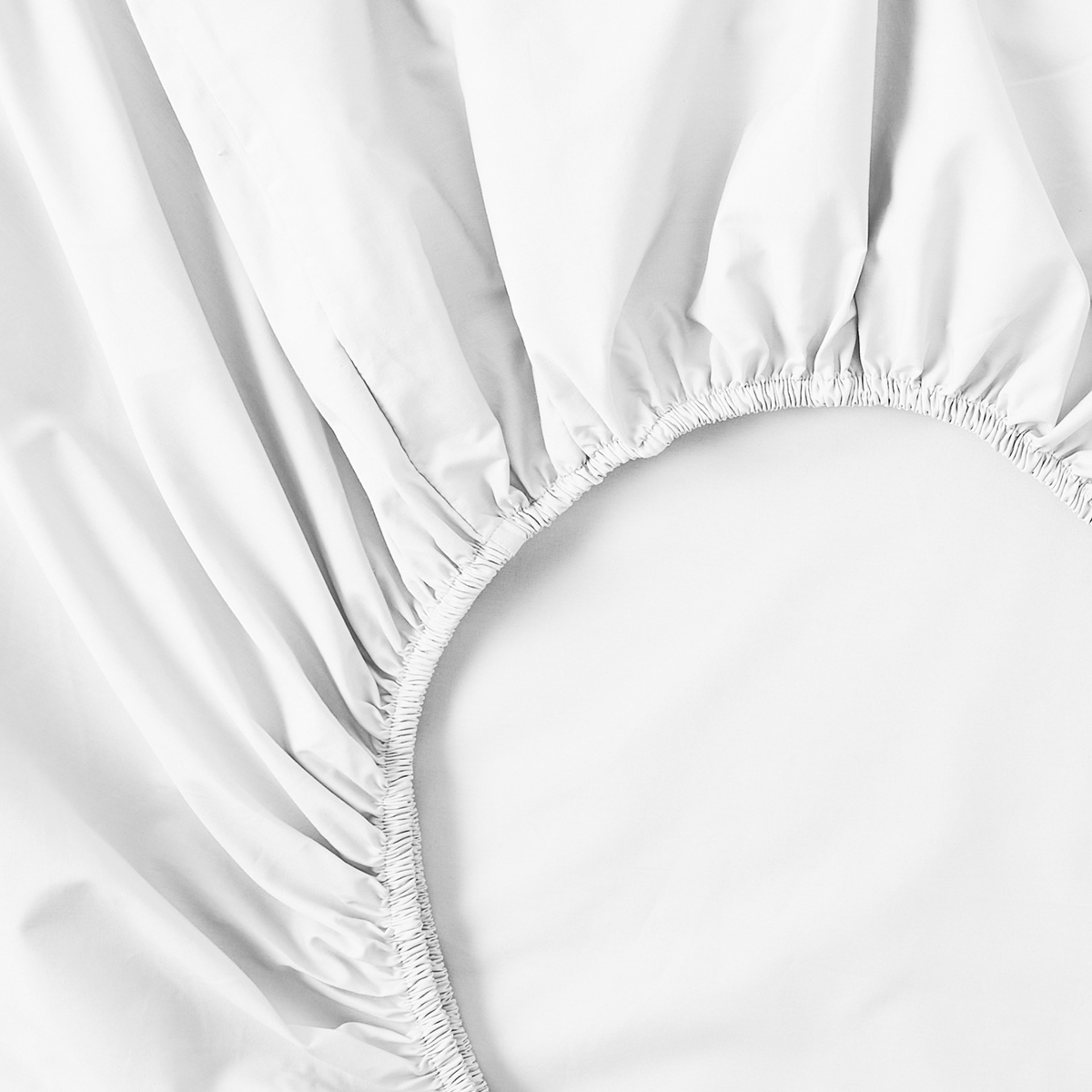 3 250 Thread Count Cotton Rich Sheet Set - King Bed, White, 3 of 7