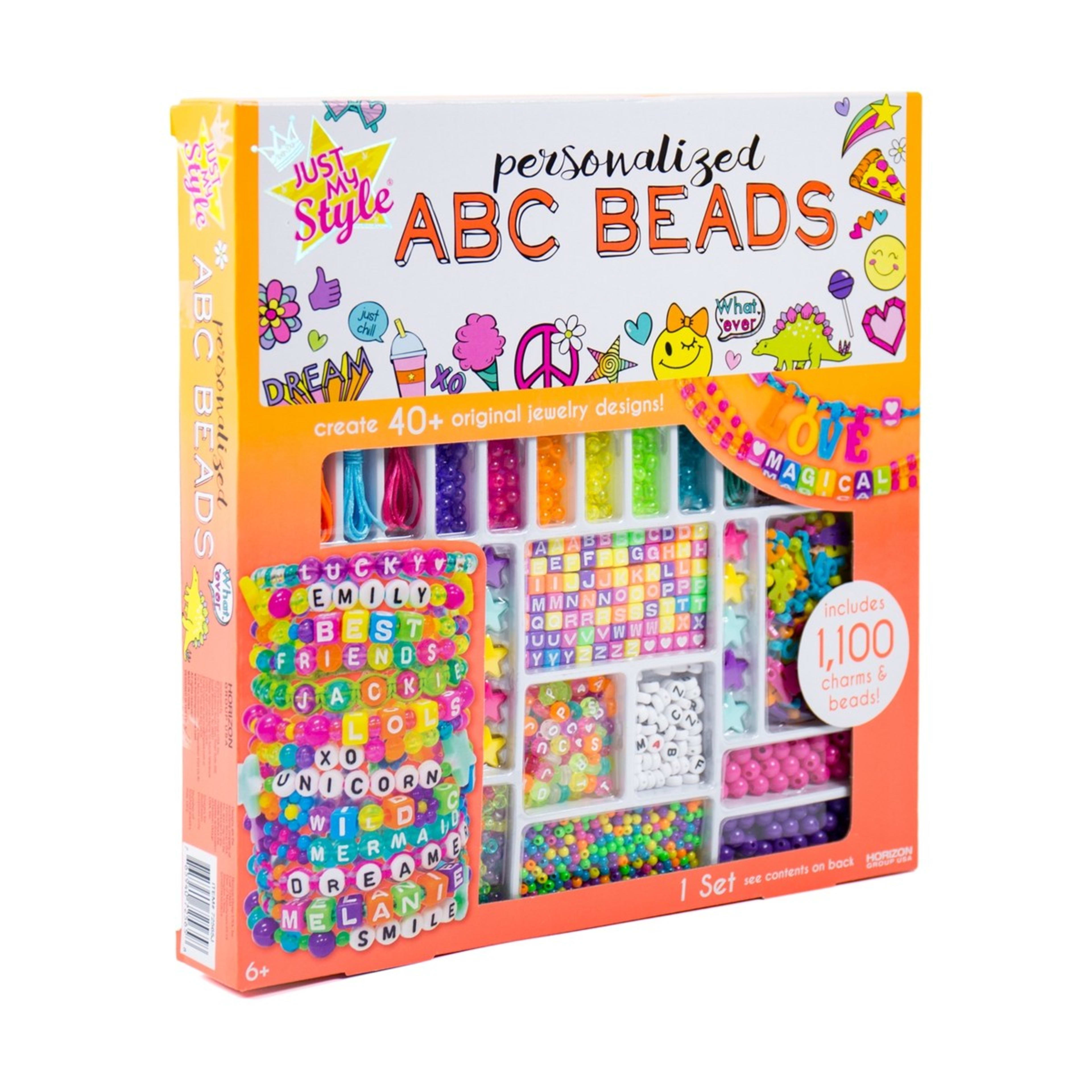 1 Just My Style Personalised ABC Beads Set