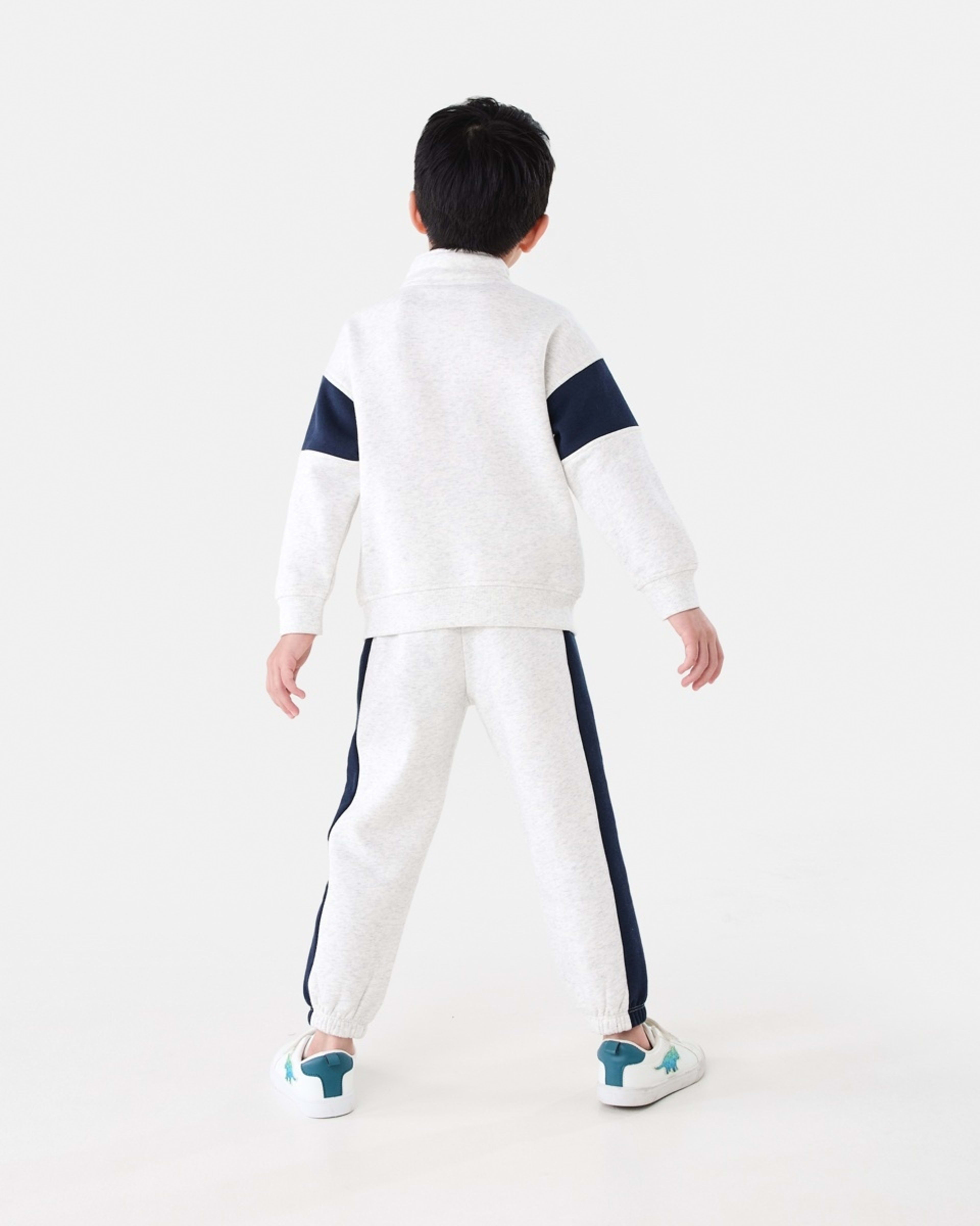 7 Loose Fit Panel Trackpants WHITE MARLE, 7 of 7