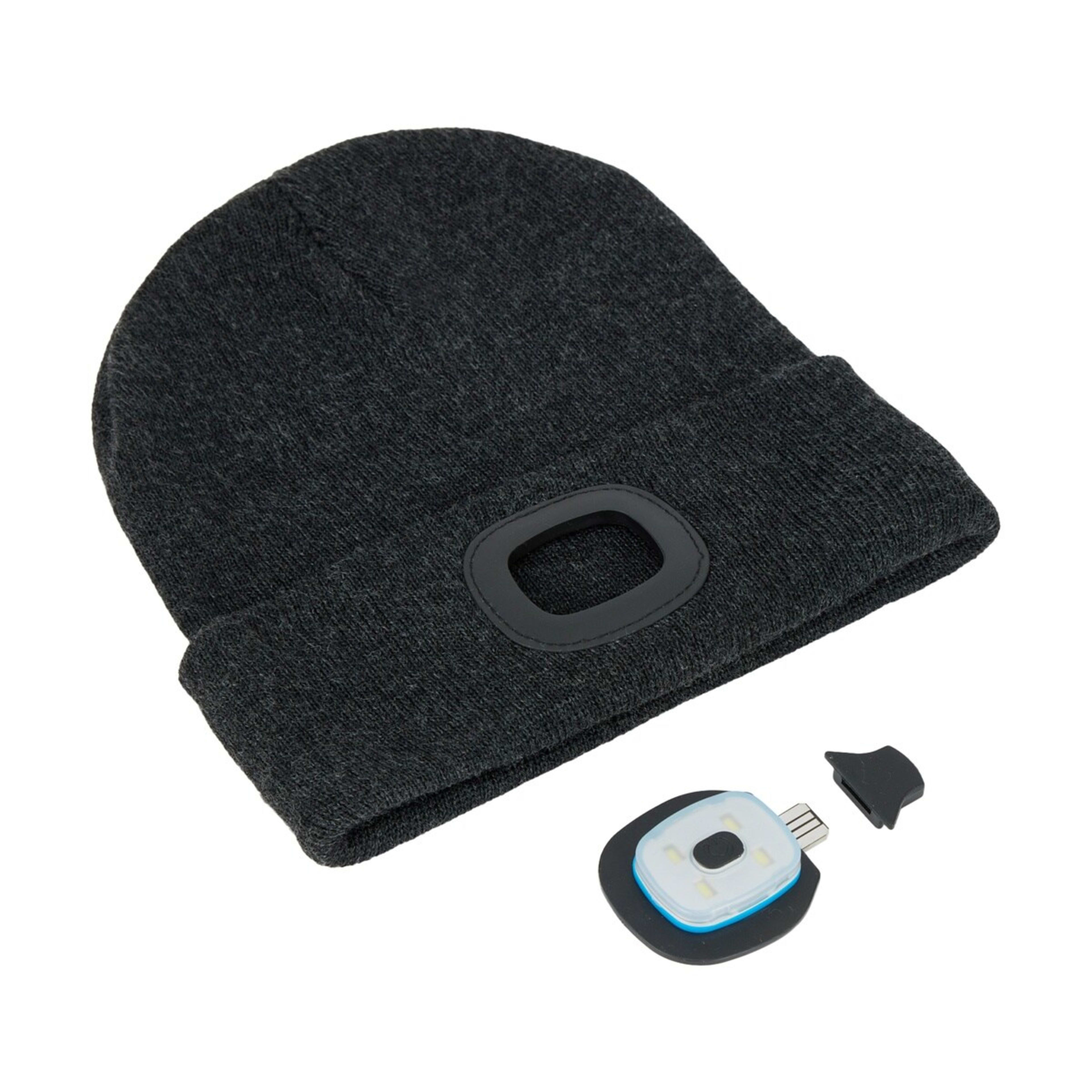 4 LED Beanie - Grey, 4 of 6