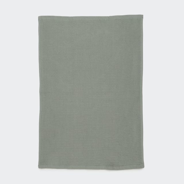 3 Pack Sage Green Check Tea Towels Kmart