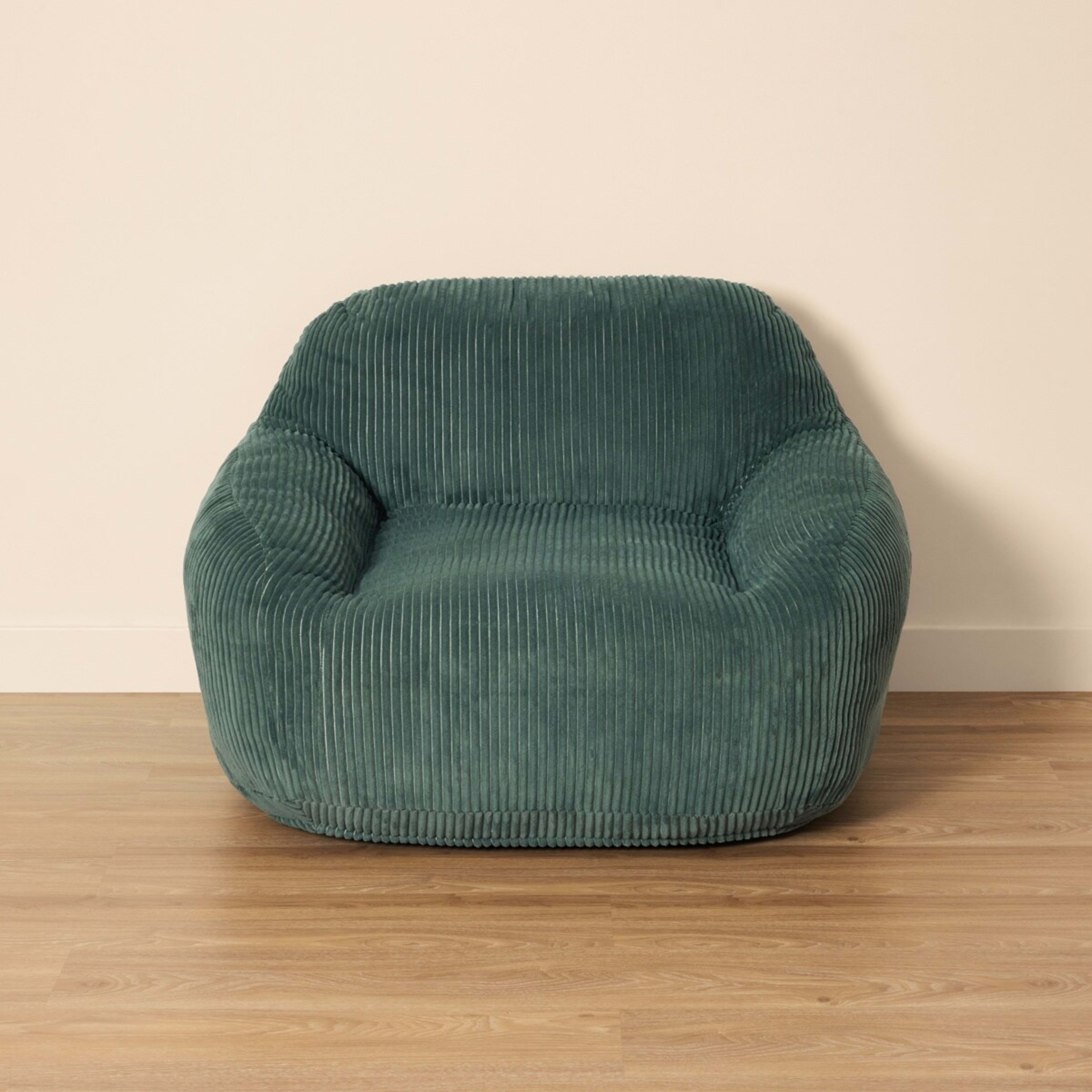 2 Expanding Chair Green Corduroy, 2 of 5