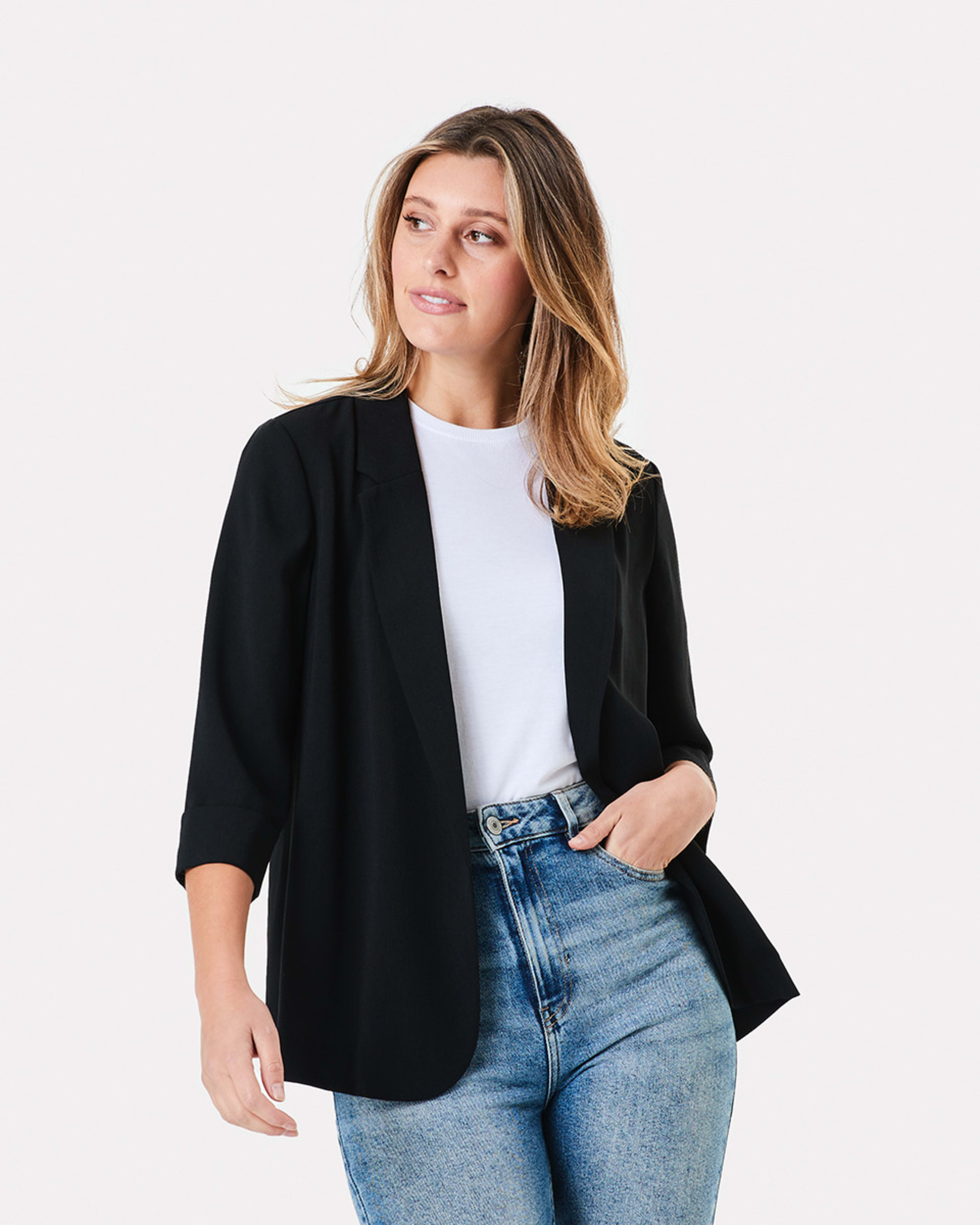 1 Soft Blazer Black, 1 of 4